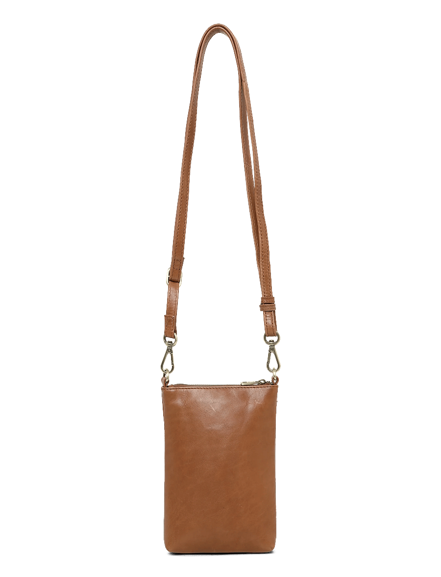 Markberg - MaiaMBG Mini Cross. Bag, Ant. - fashion trends - chestnut w/br. gold - 2