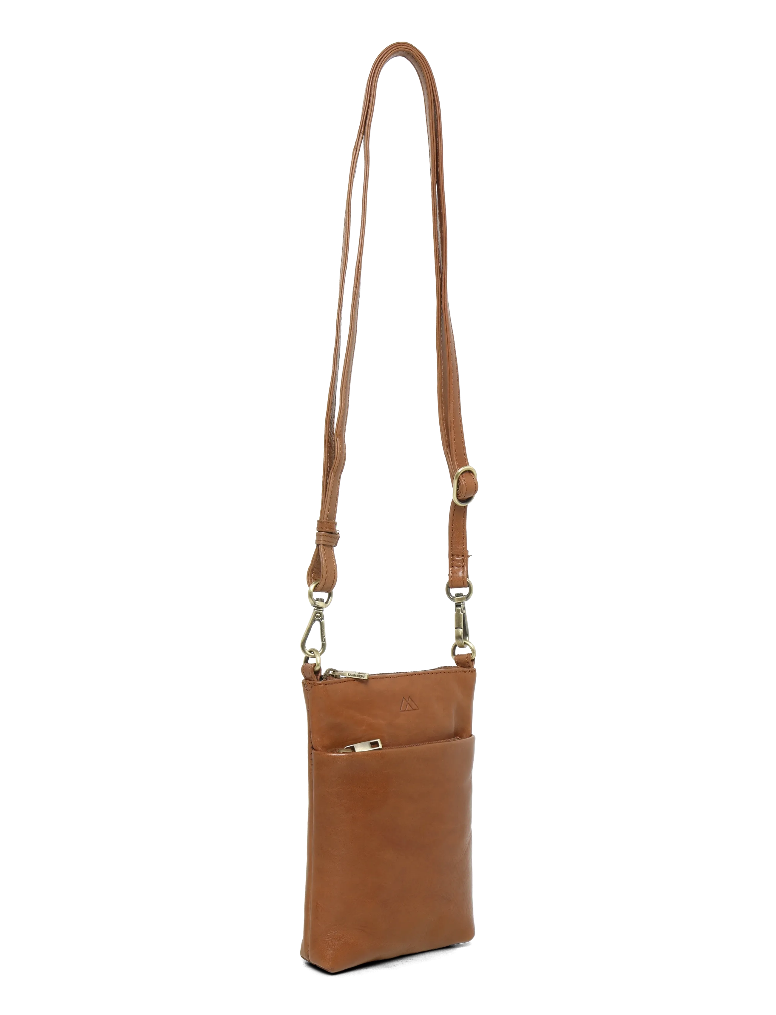 Markberg - MaiaMBG Mini Cross. Bag, Ant. - chestnut w/br. gold - 3