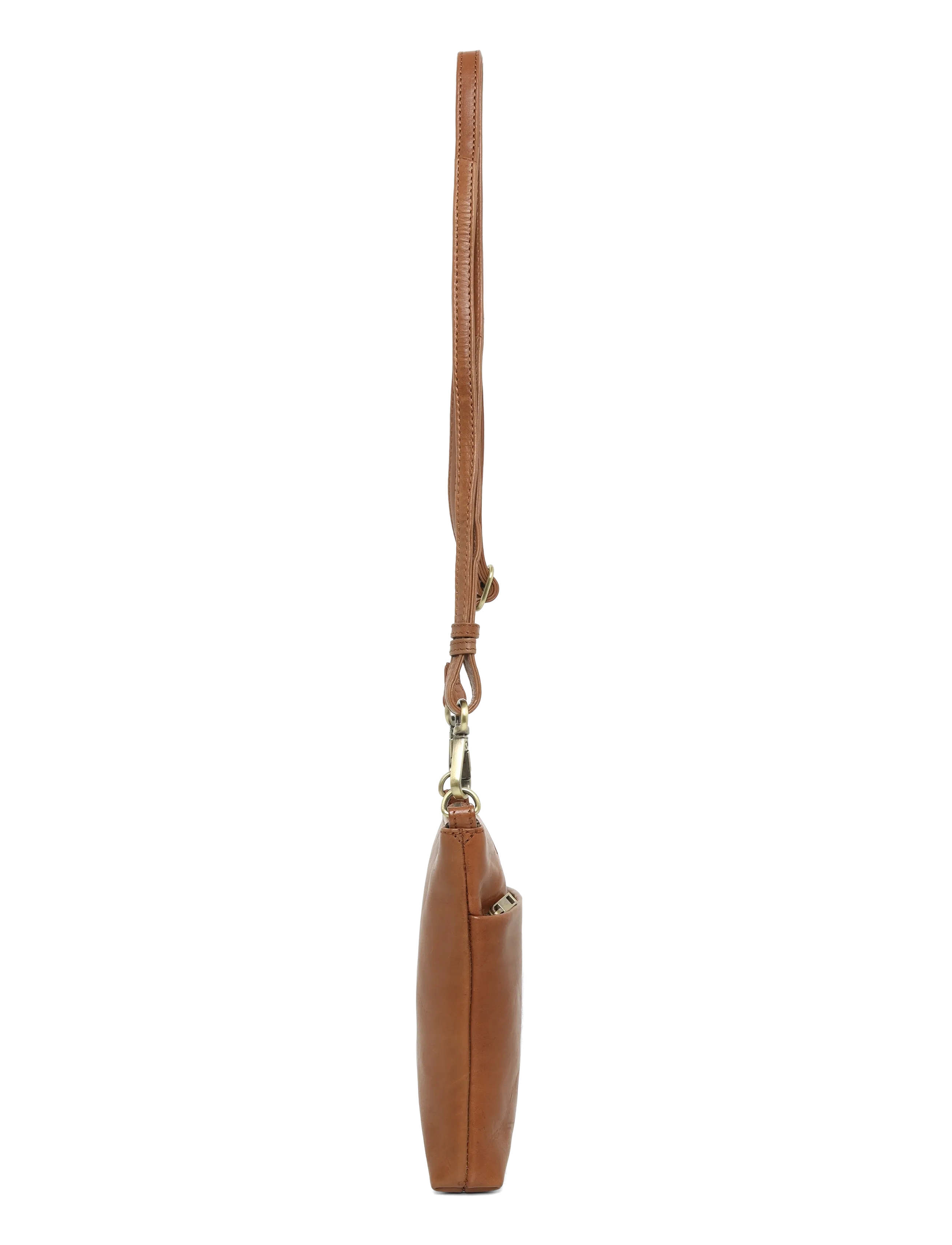 Markberg - MaiaMBG Mini Cross. Bag, Ant. - chestnut w/br. gold - 4
