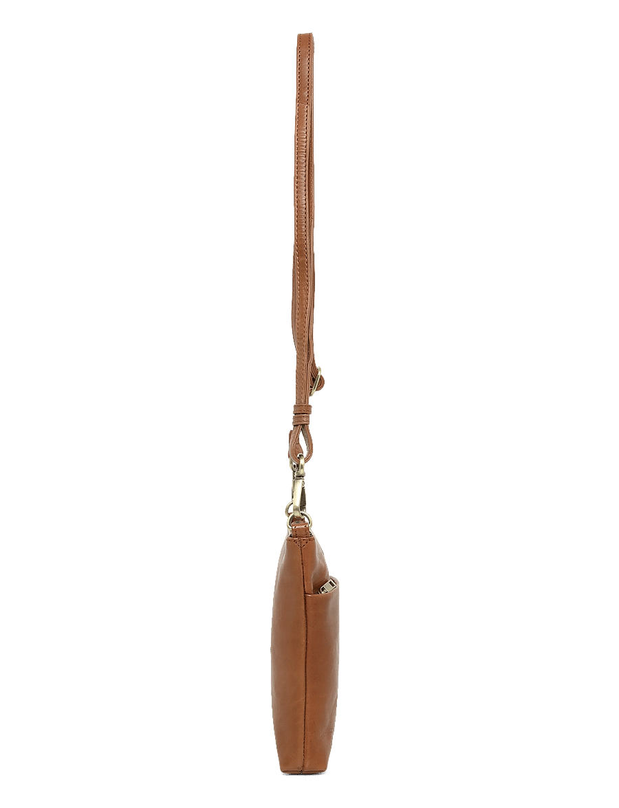 Markberg - MaiaMBG Mini Cross. Bag, Ant. - fashion trends - chestnut w/br. gold - 4