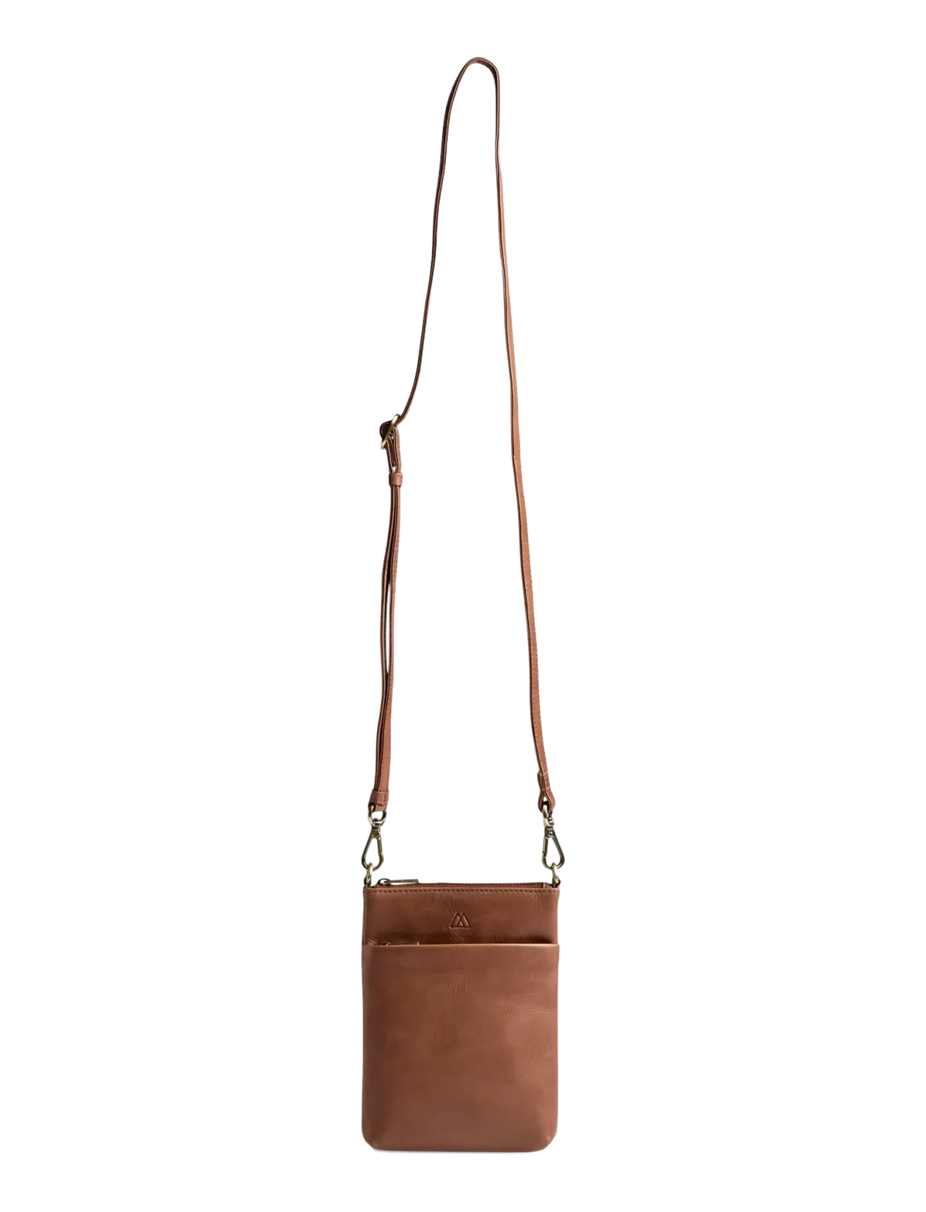 Markberg - MaiaMBG Mini Cross. Bag, Ant. - modetrends - chestnut w/br. gold - 5