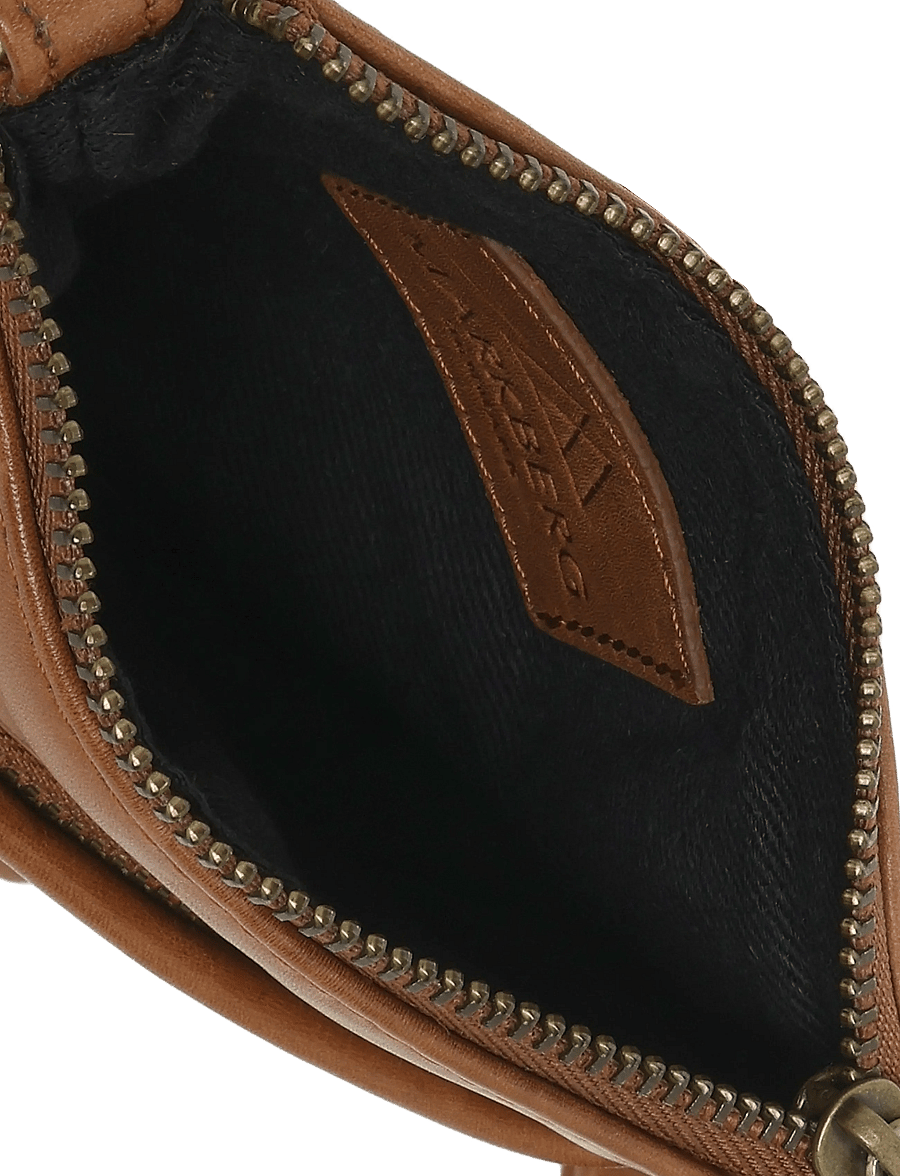 Markberg - MaiaMBG Mini Cross. Bag, Ant. - modetrends - chestnut w/br. gold - 3
