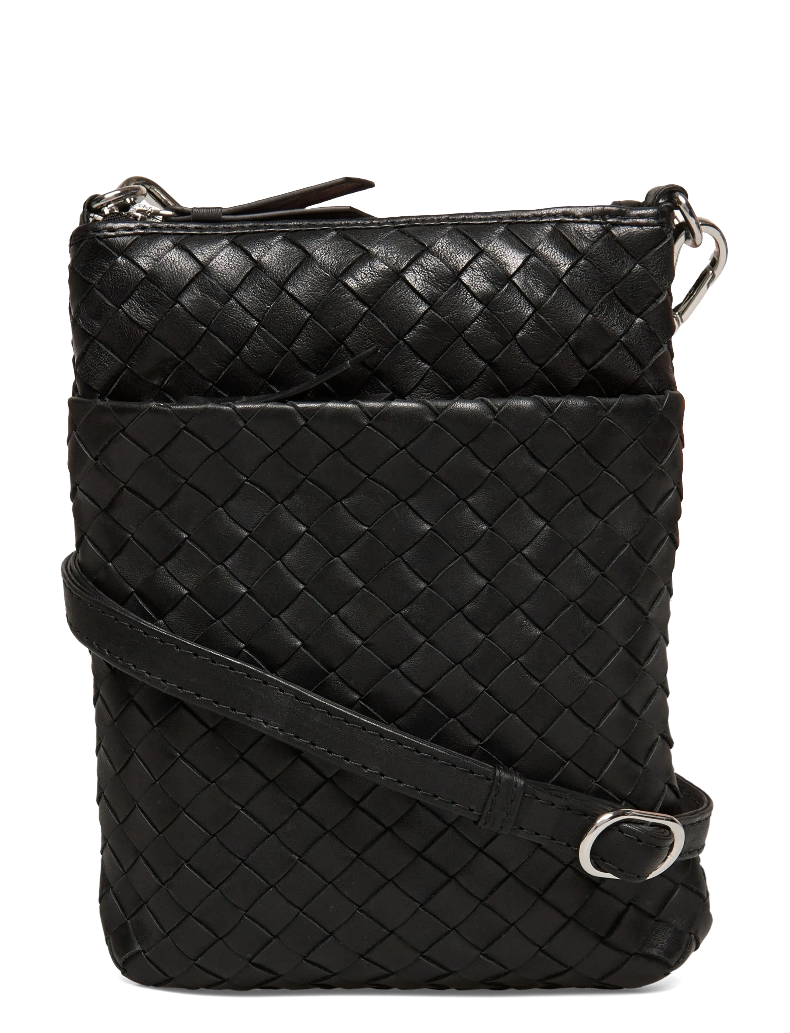 Markberg Maiambg Mini Cross. Bag, Weave, One Size, Bags, Schwarz - Crossbody Frauen
