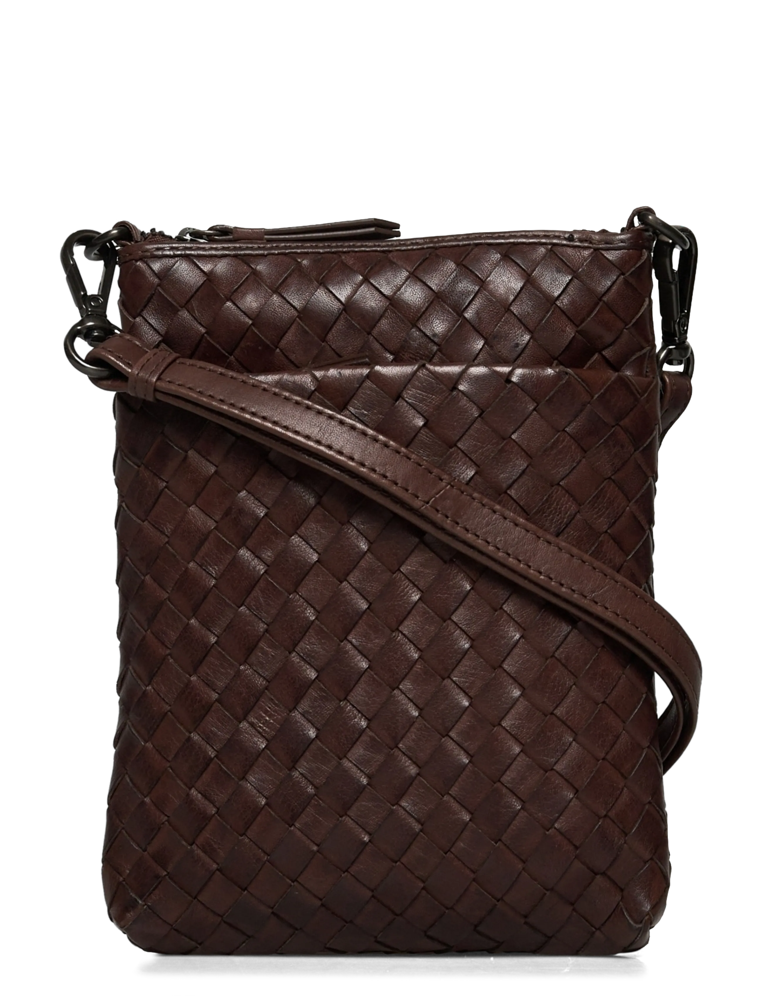 Markberg Maiambg Mini Cross. Bag, Weave, One Size, Bags, Braun - Crossbody Frauen