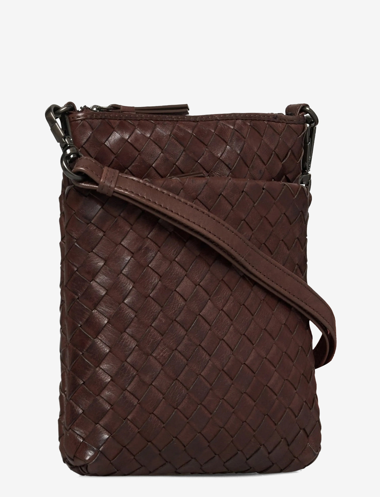 Markberg - MaiaMBG Mini Cross. Bag, Weave - accessories - dark brown - 2