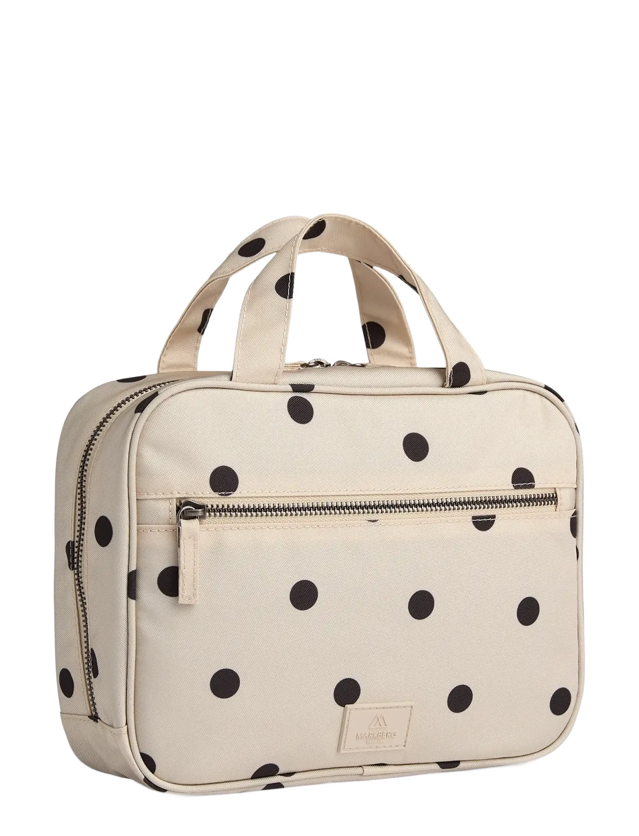 Markberg - DiscoverMBG Toiletry Bag, Rec. - polka dot, creme - 1
