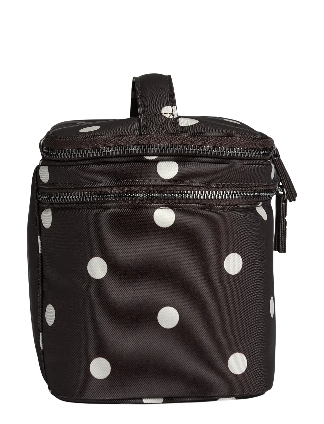 Markberg - TreasureMBG Toiletry Bag, Rec. - mode trends - polka dot, brown - 2