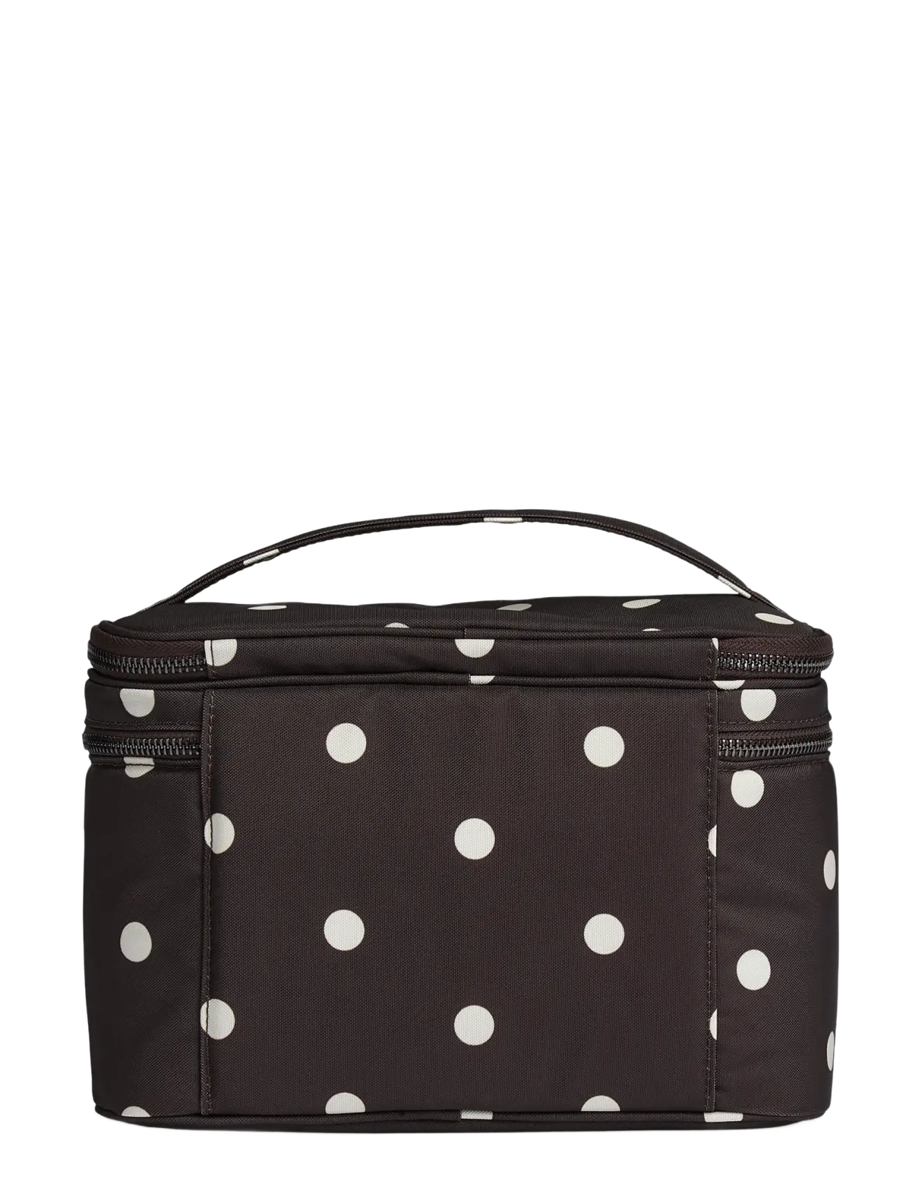 Markberg - TreasureMBG Toiletry Bag, Rec. - mode trends - polka dot, brown - 3