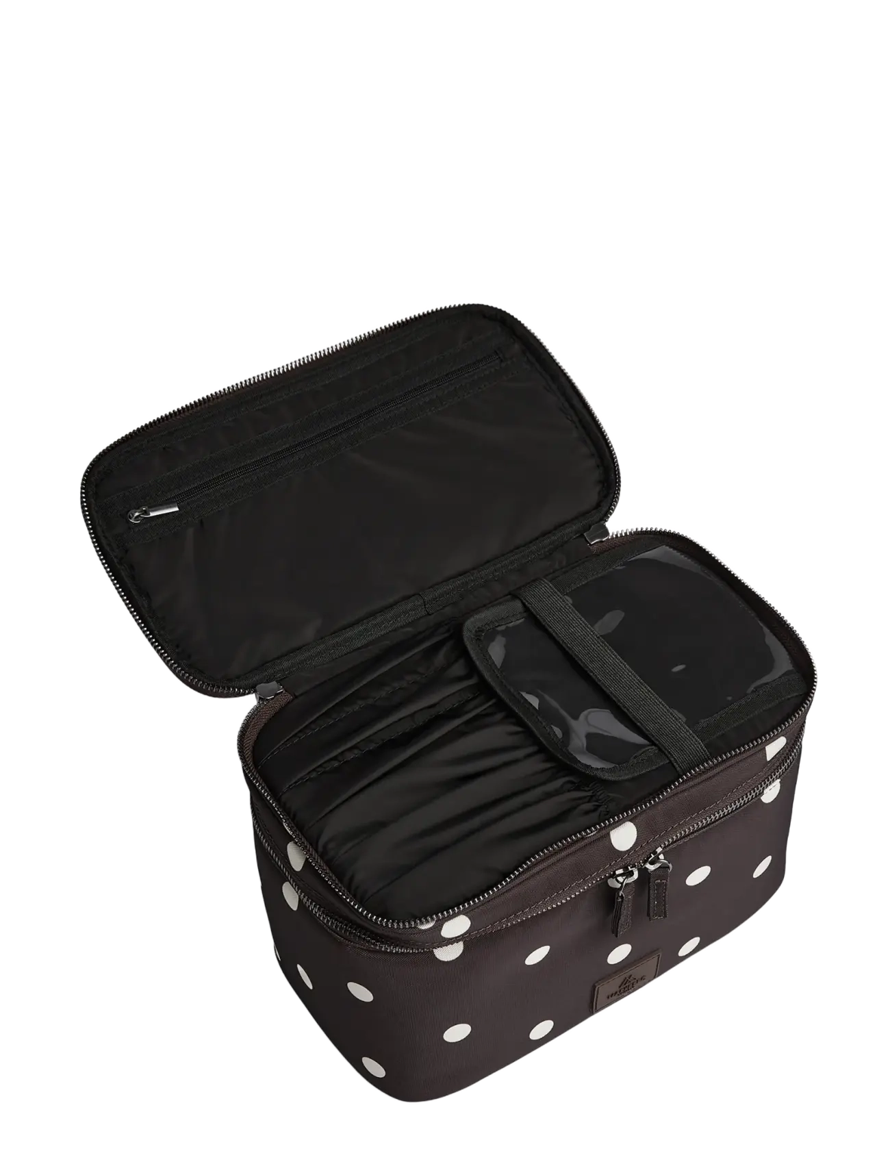 Markberg - TreasureMBG Toiletry Bag, Rec. - mode trends - polka dot, brown - 4