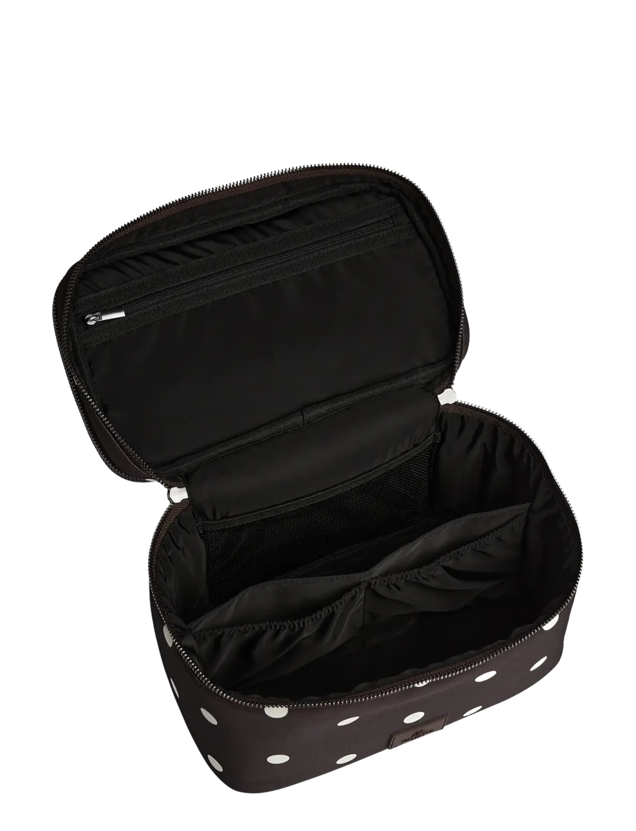 Markberg - TreasureMBG Toiletry Bag, Rec. - mode trends - polka dot, brown - 5