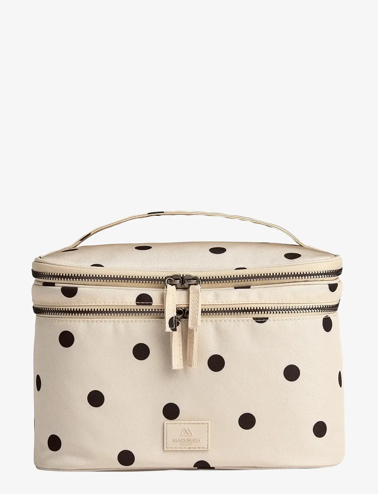 Markberg - TreasureMBG Toiletry Bag, Rec. - modetrends - polka dot, creme - 0