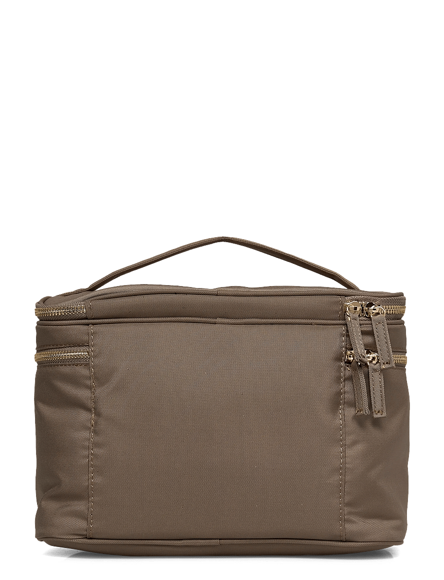 Markberg - TreasureMBG Toiletry Bag, Rec. - modetrends - walnut w/gold - 1