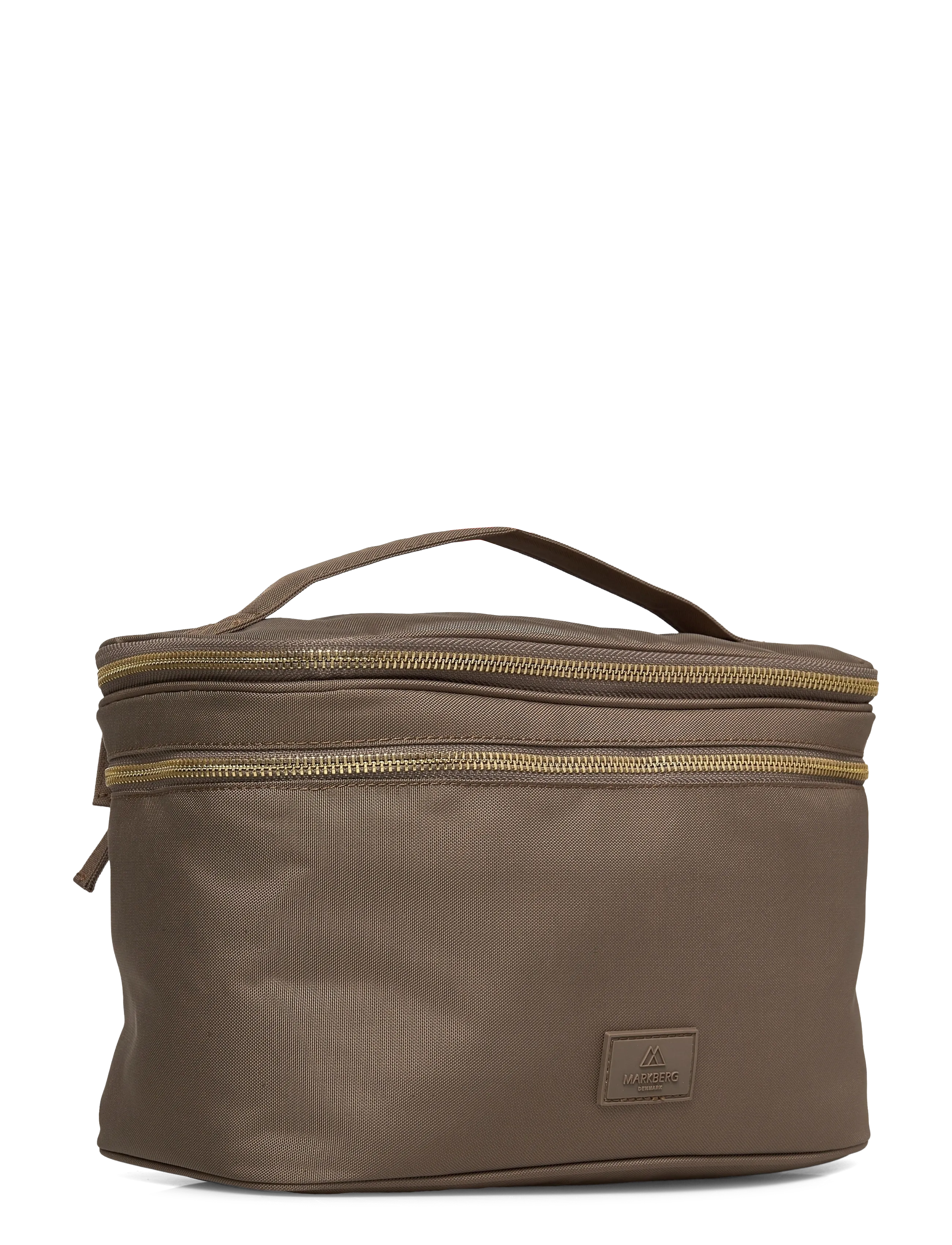 Markberg - TreasureMBG Toiletry Bag, Rec. - mode trends - walnut w/gold - 2