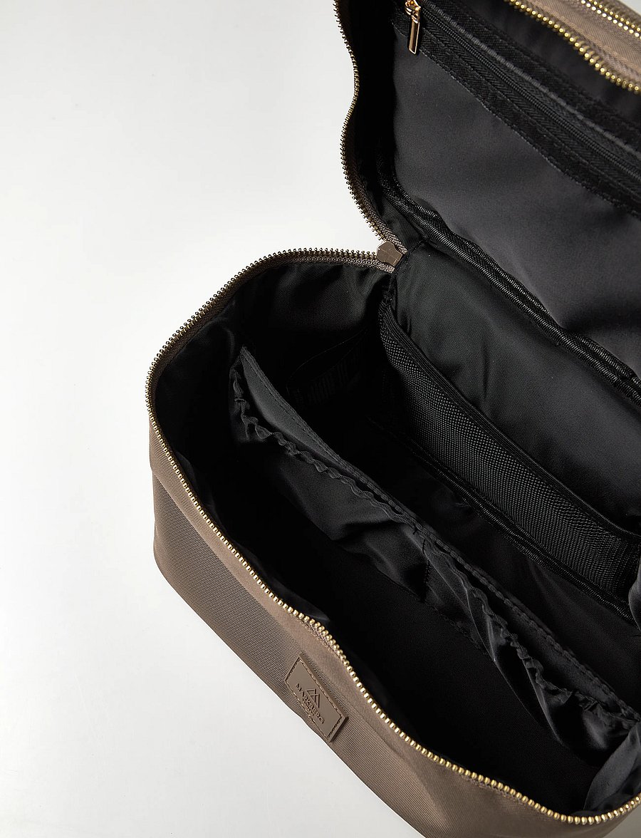 Markberg - TreasureMBG Toiletry Bag, Rec. - modetrends - walnut w/gold - 4
