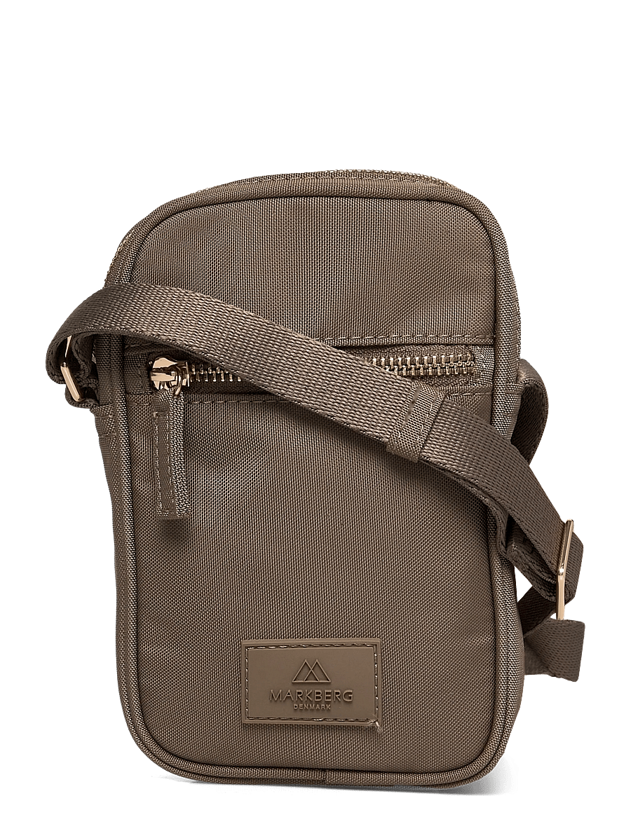 Markberg - StateMBG Mini Cross. Bag, Rec. - fashion trends - walnut w/gold - 0