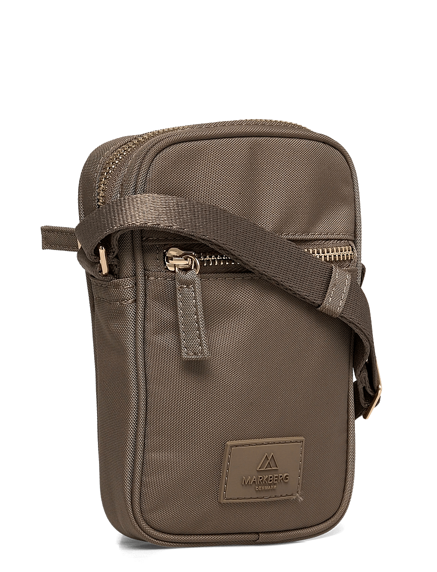 Markberg - StateMBG Mini Cross. Bag, Rec. - fashion trends - walnut w/gold - 2