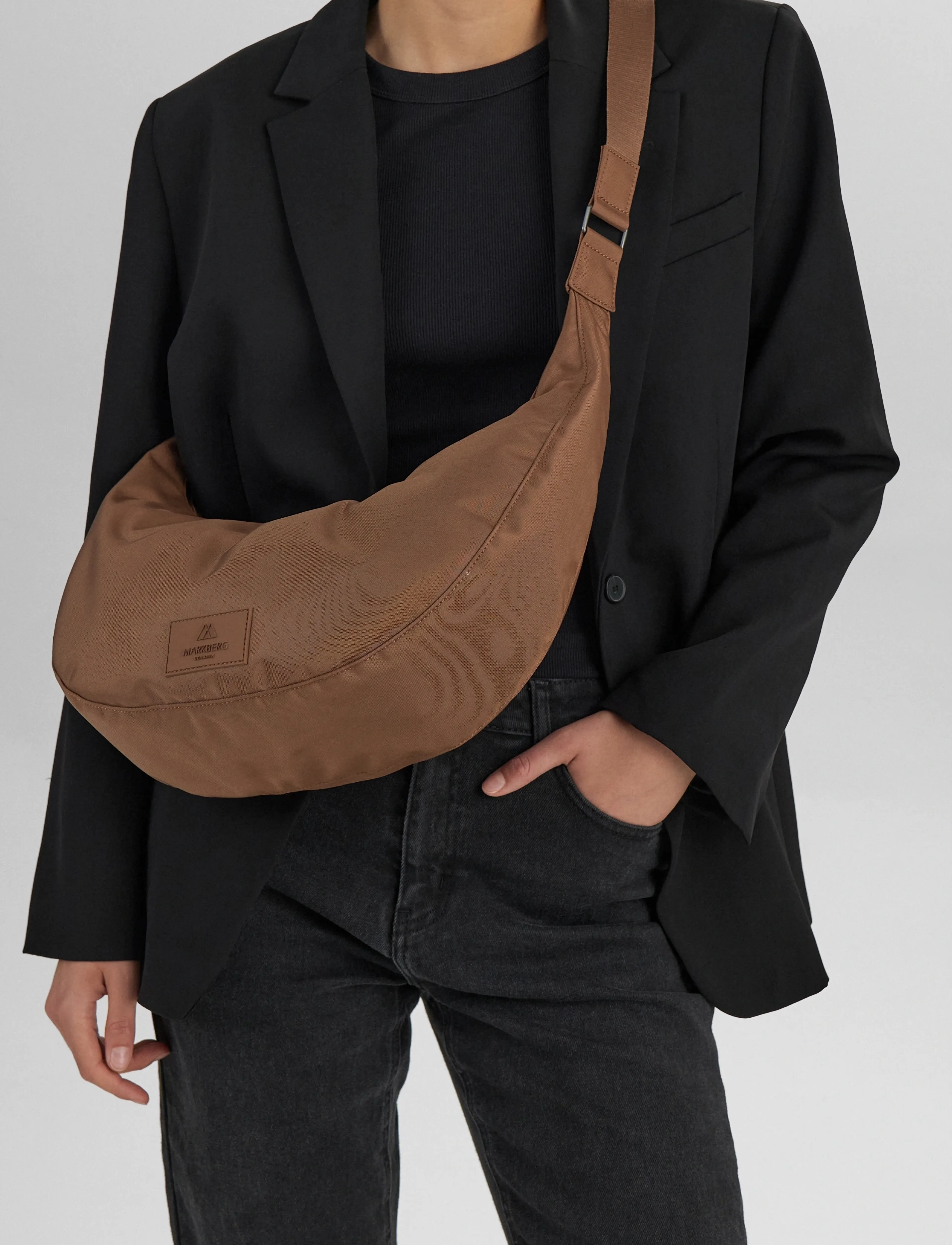 Markberg Ligambg Cross. Bag, Recycled, One Size, Bags, Braun - Crossbody Frauen