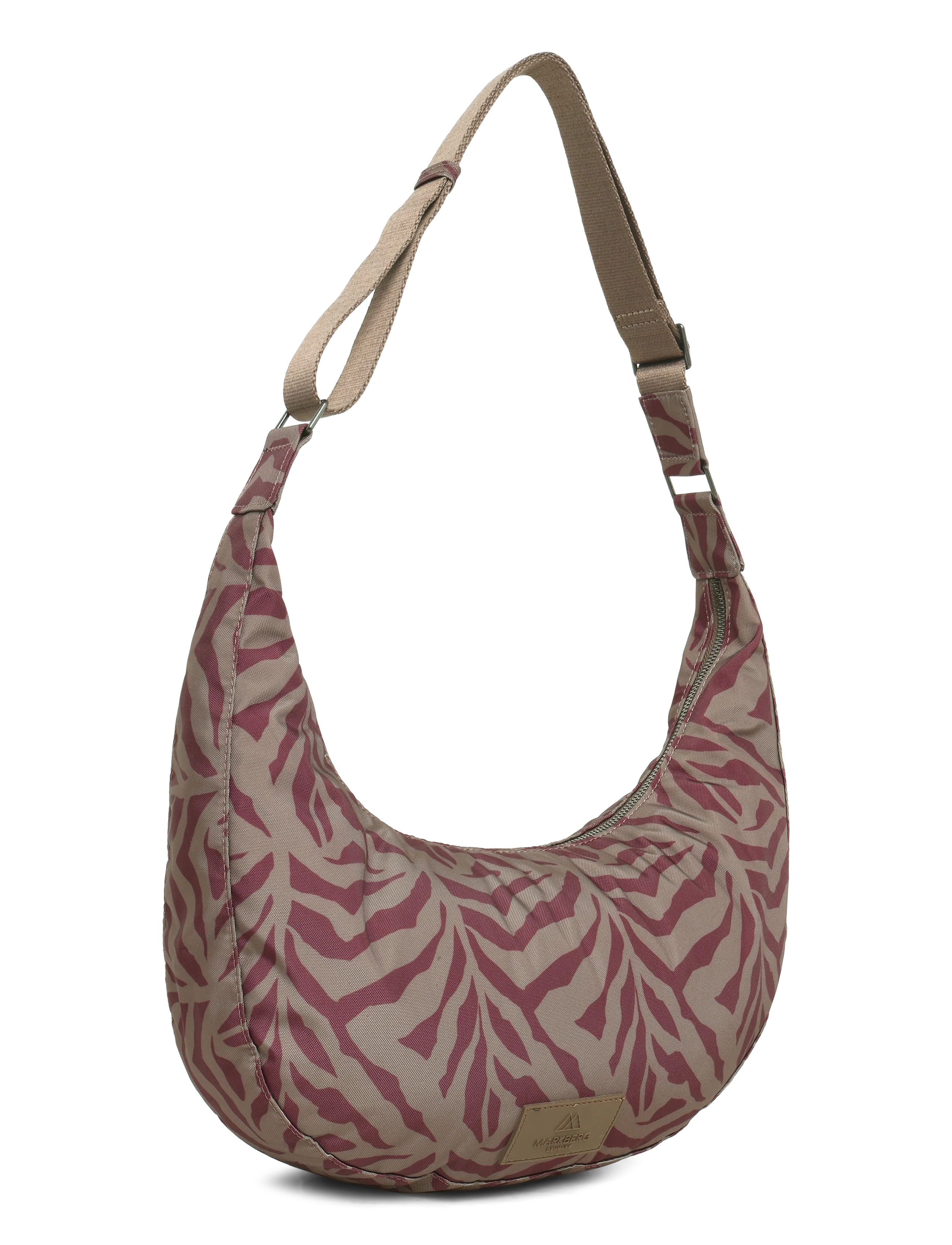Markberg - LigaMBG Cross. Bag, Recycled - accessoires - zebra, major br. w/burg. - 2