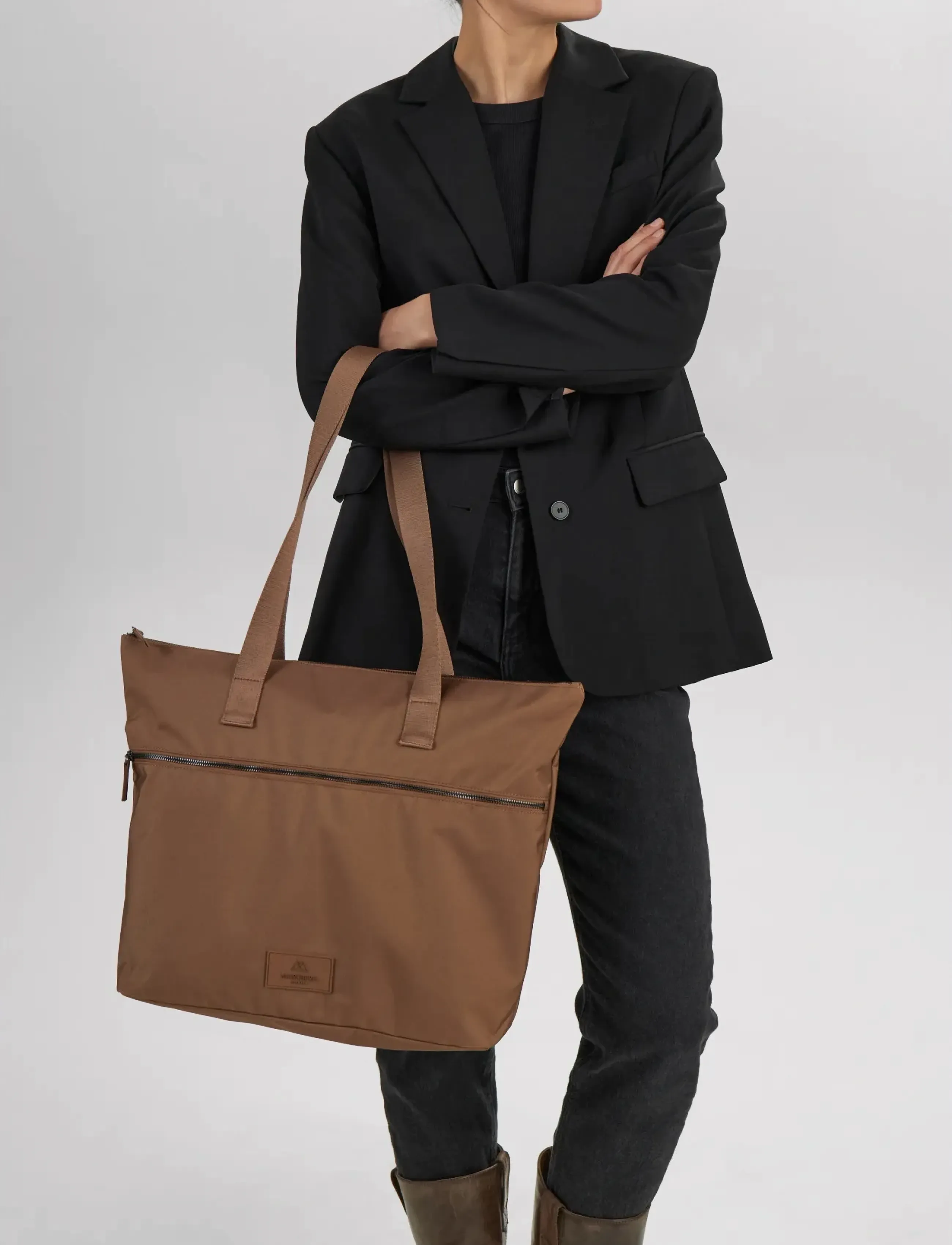 Markberg Commutembg Shopper, Recycled, One Size, Brown, Tasker > Shoppere, Dame