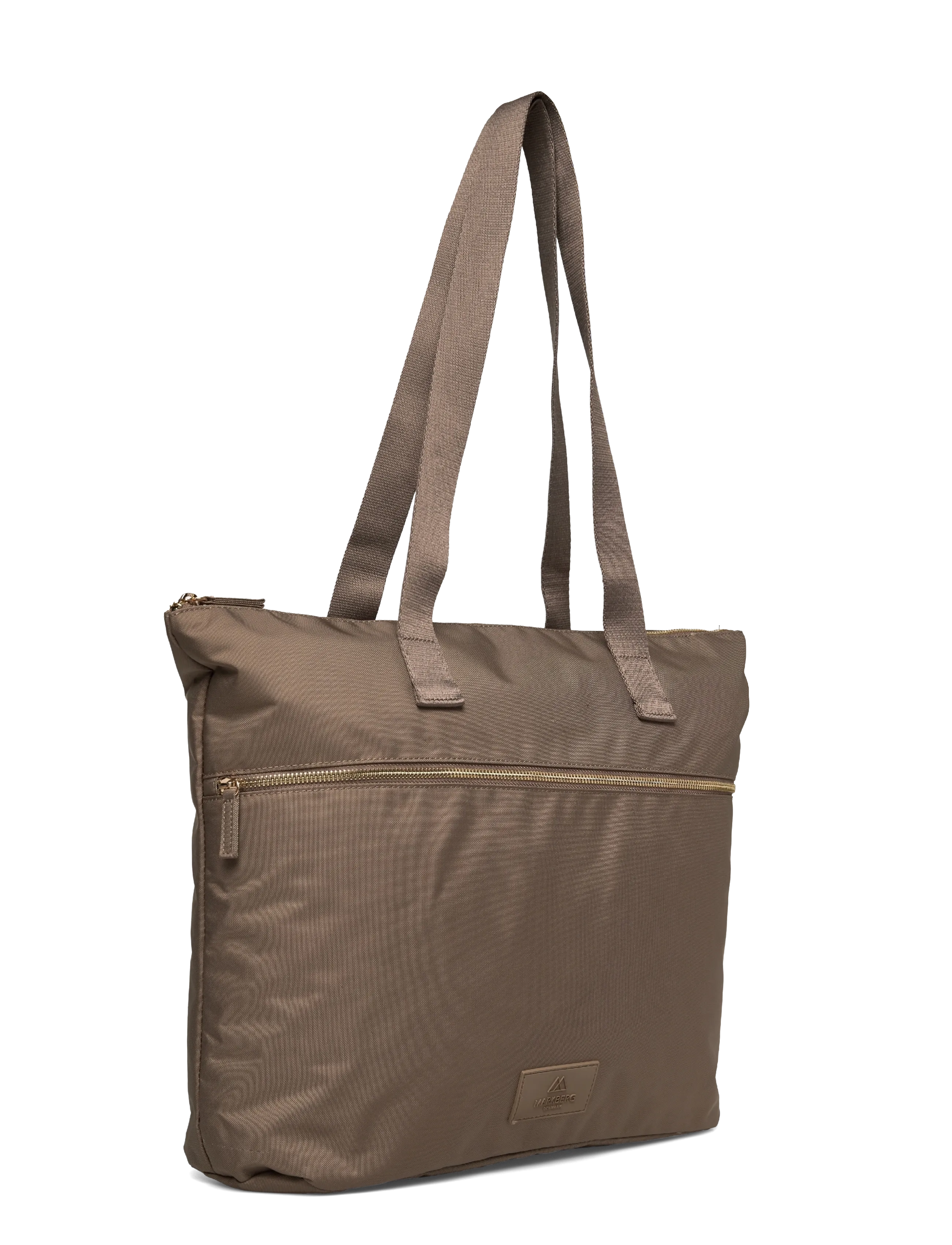 Markberg - CommuteMBG Shopper, Recycled - shoppers - walnut w/gold - 2