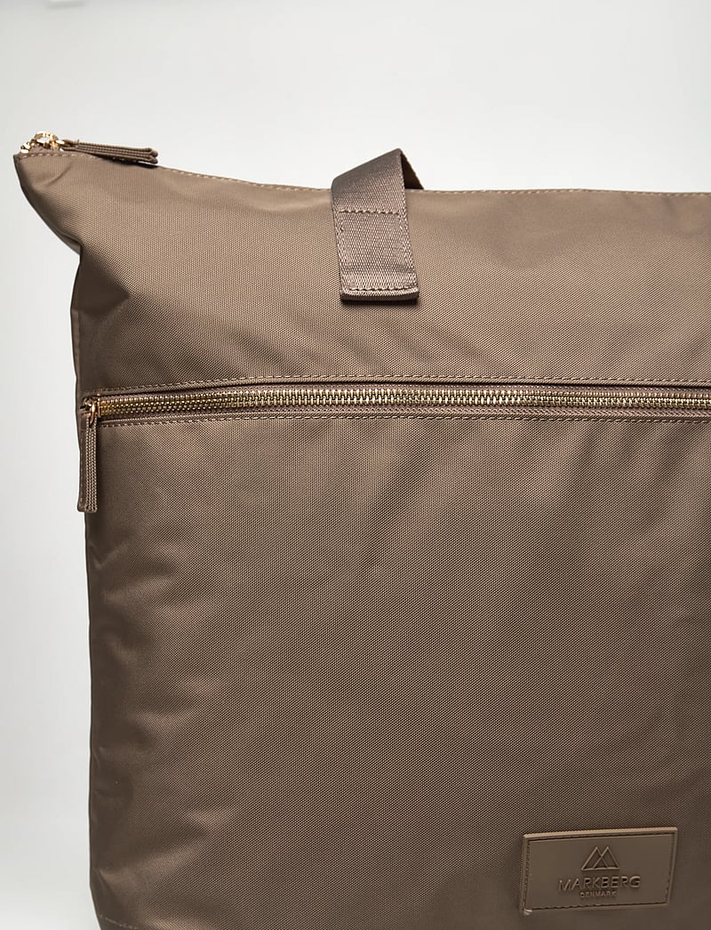 Markberg - CommuteMBG Shopper, Recycled - shoppers - walnut w/gold - 3