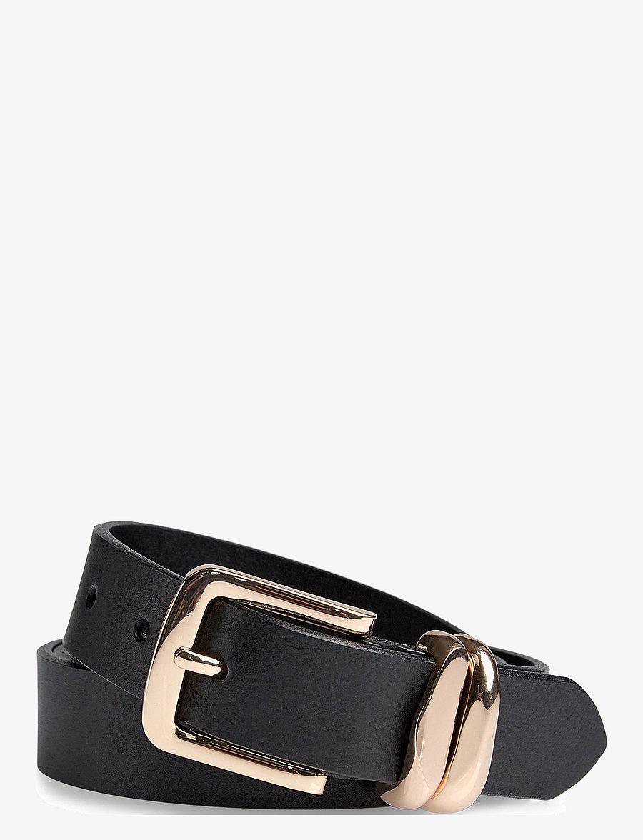 Markberg - AdleyMBG Belt - nahkrihmad - black w/gold - 1