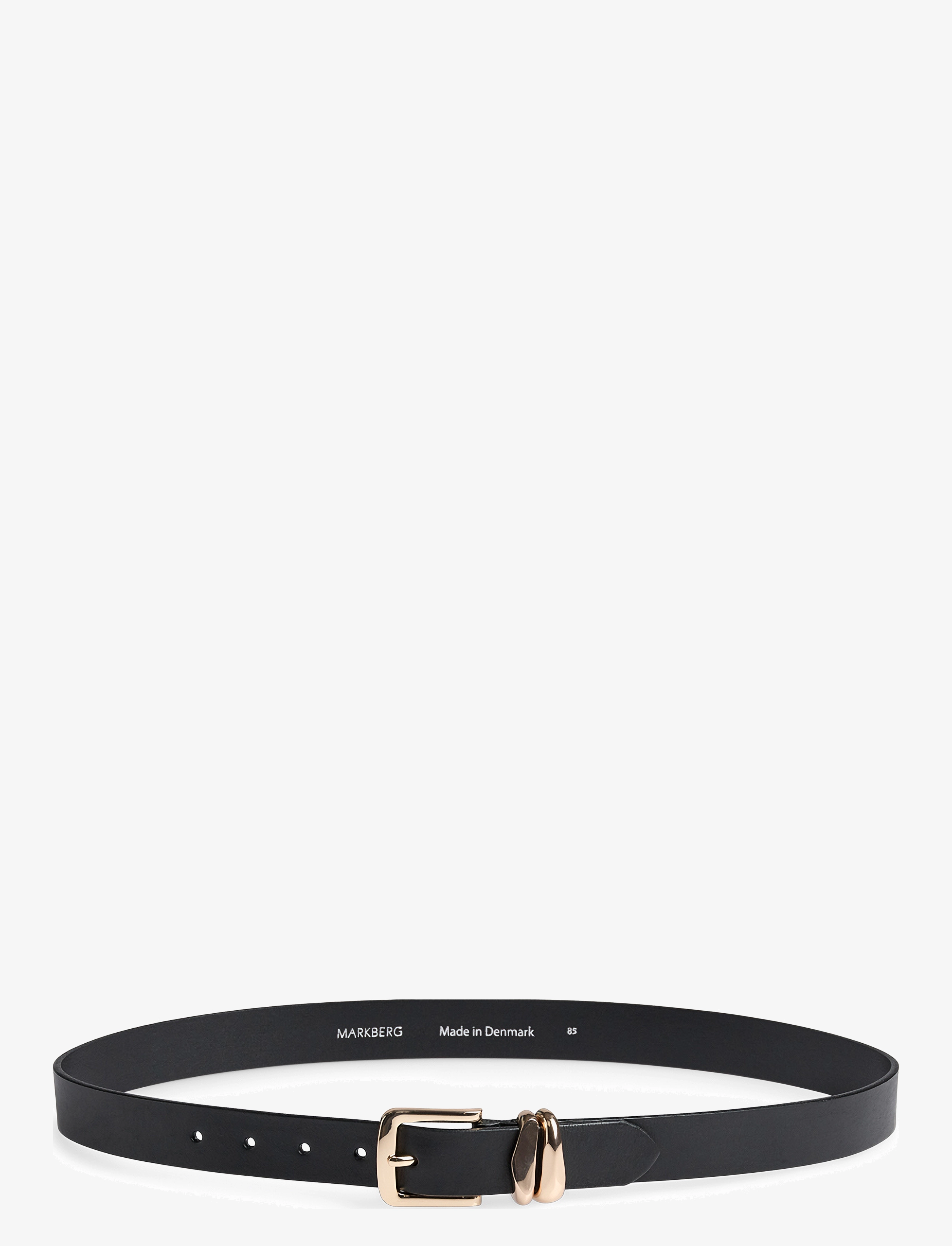 Markberg - AdleyMBG Belt - ledergürtel - black w/gold - 2
