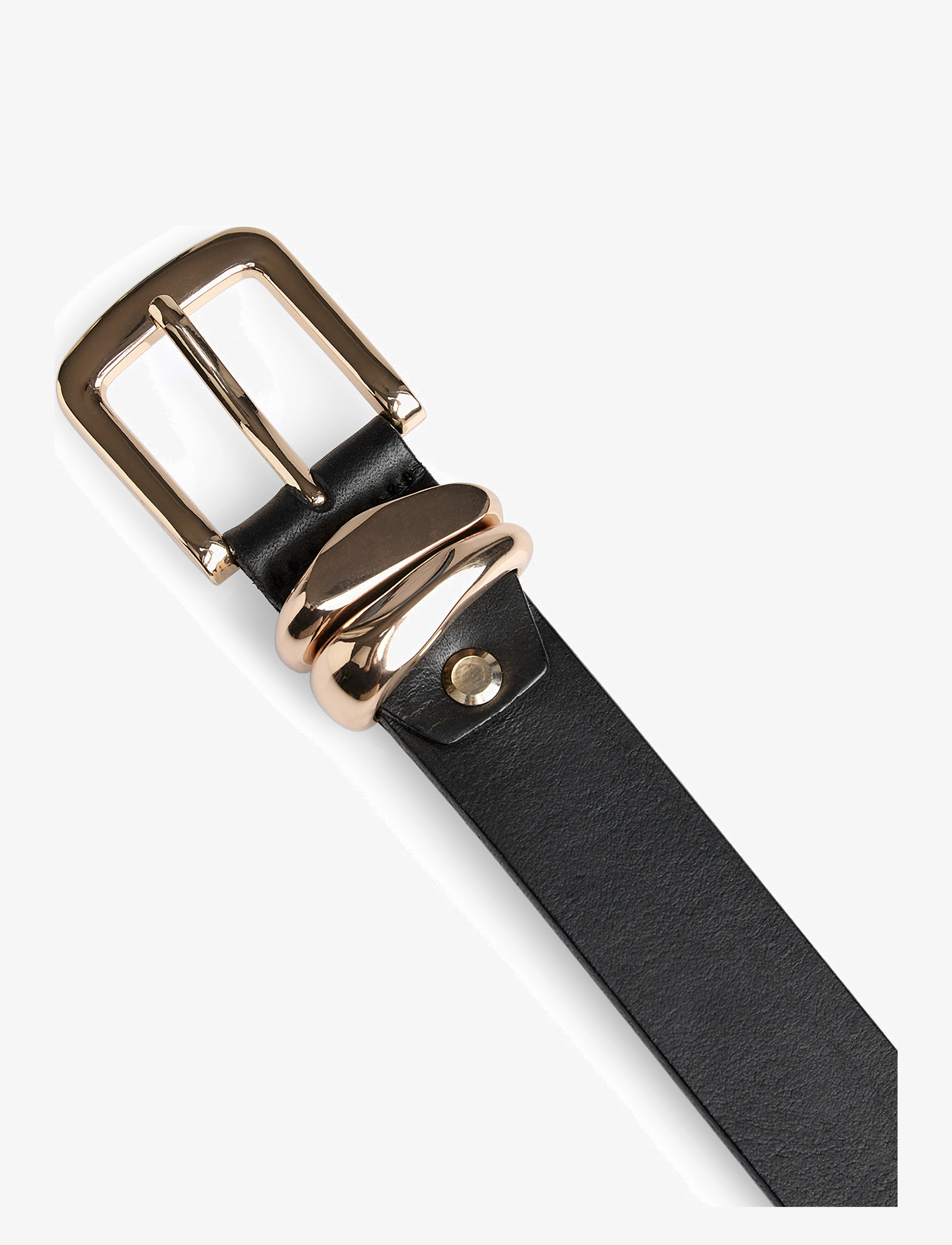 Markberg - AdleyMBG Belt - ledergürtel - black w/gold - 3