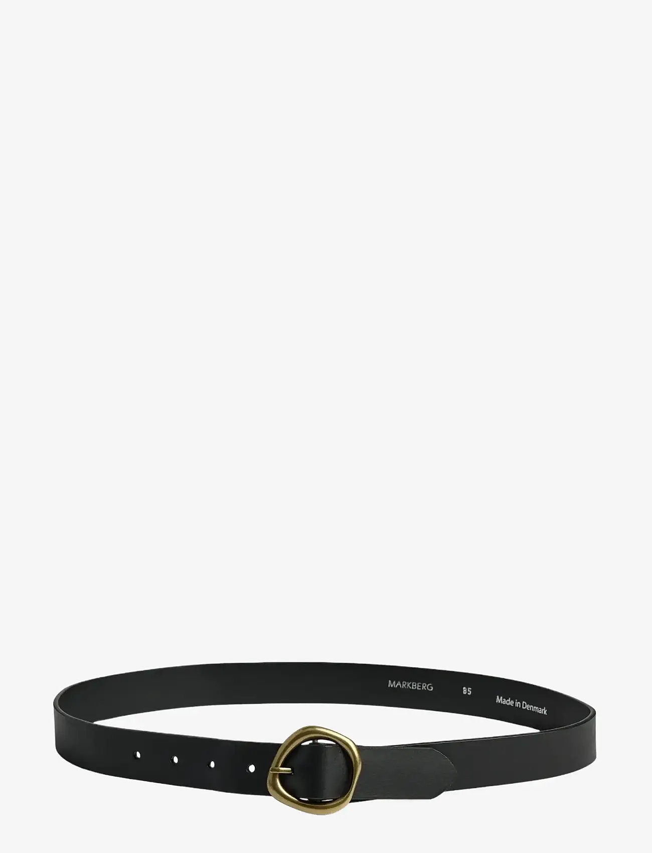 Markberg - TrinityMBG - læderbælter - black w/br. gold - 1
