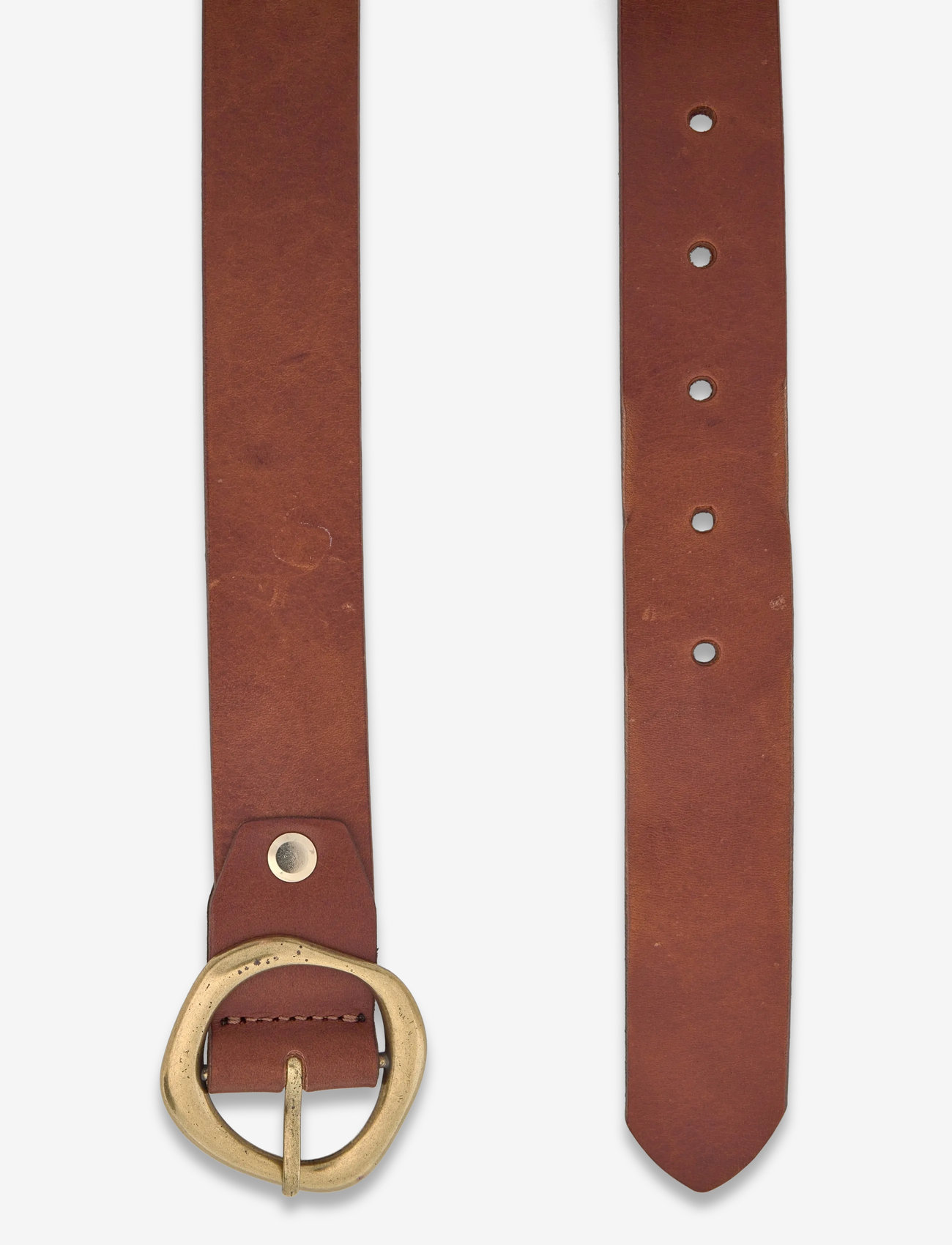 Markberg - TrinityMBG - casual bælter - cognac w/br. gold - 2