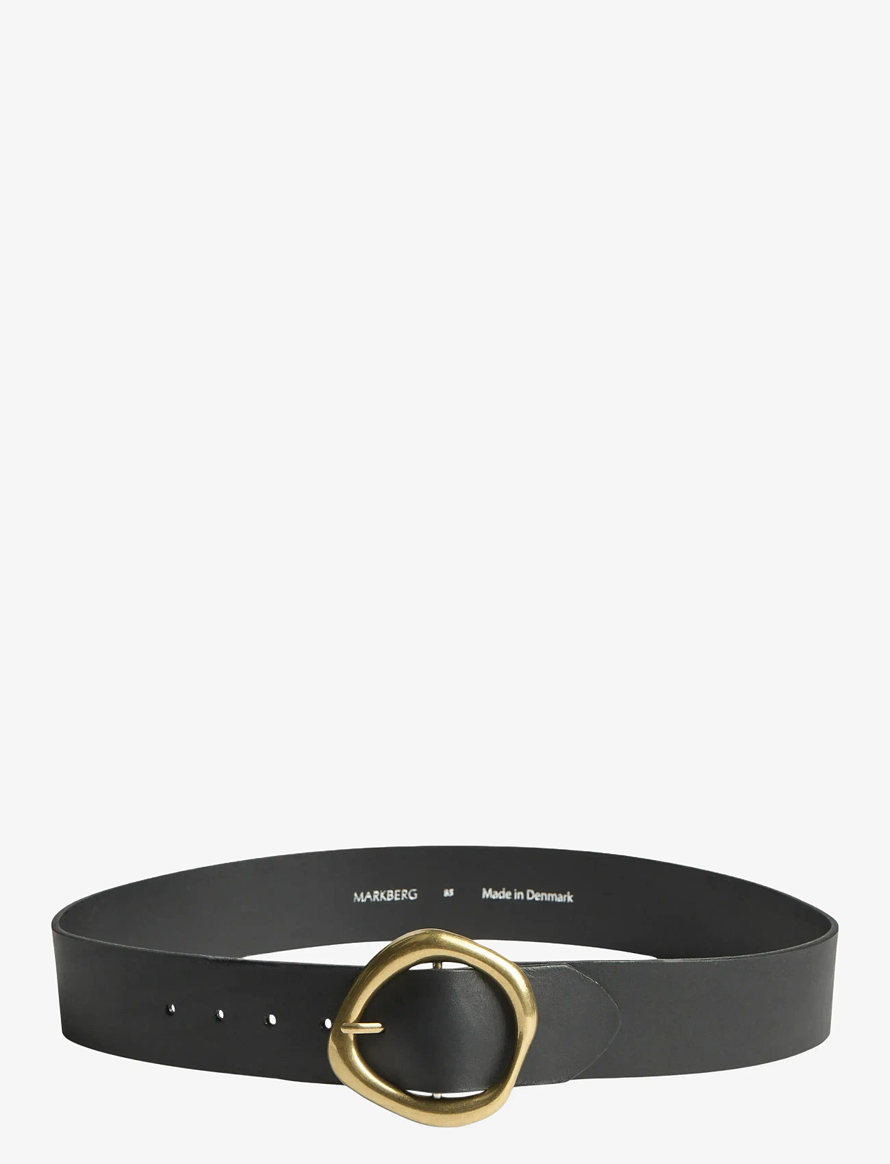 Markberg - KevaMBG Waist Belt - midjeskärp - 153 black w/br. gold - 1