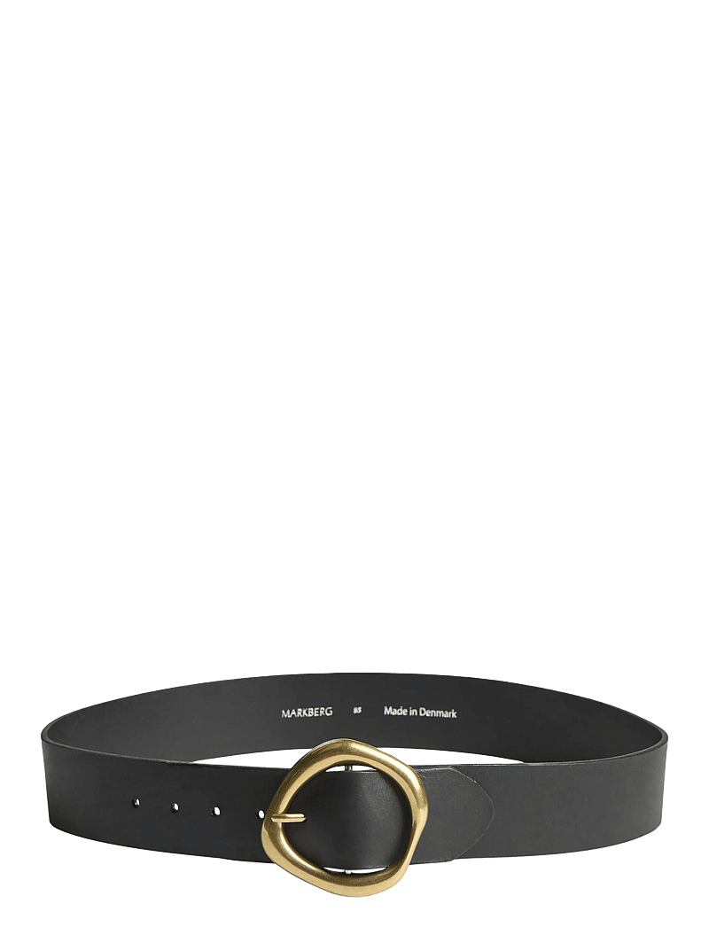 Markberg - KevaMBG Waist Belt - midjeskärp - 153 black w/br. gold - 1