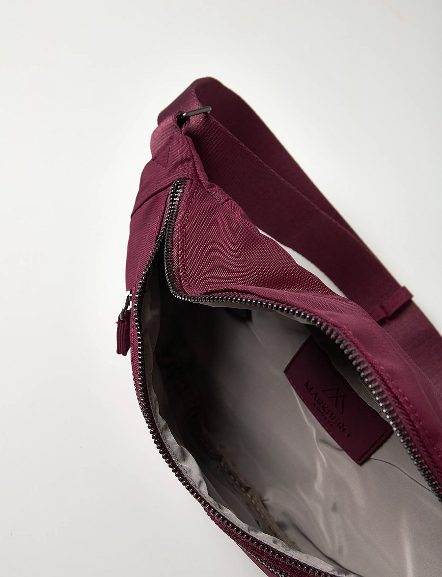 Markberg - CargoMBG Bum Bag, Recycled - fashion trends - burgundy - 5