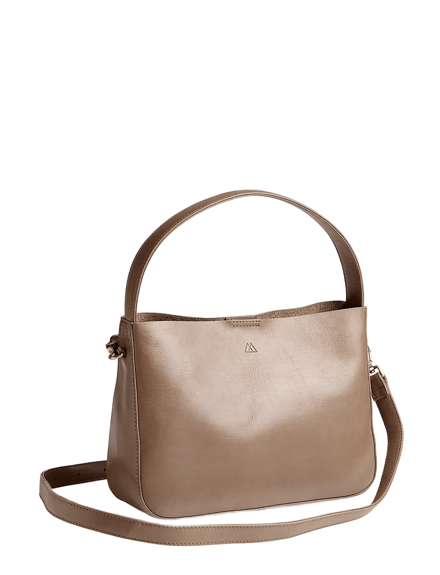 Markberg - EsaMBG Crossbody Bag, Ant. - modetrends - caramel w/br. gold - 2