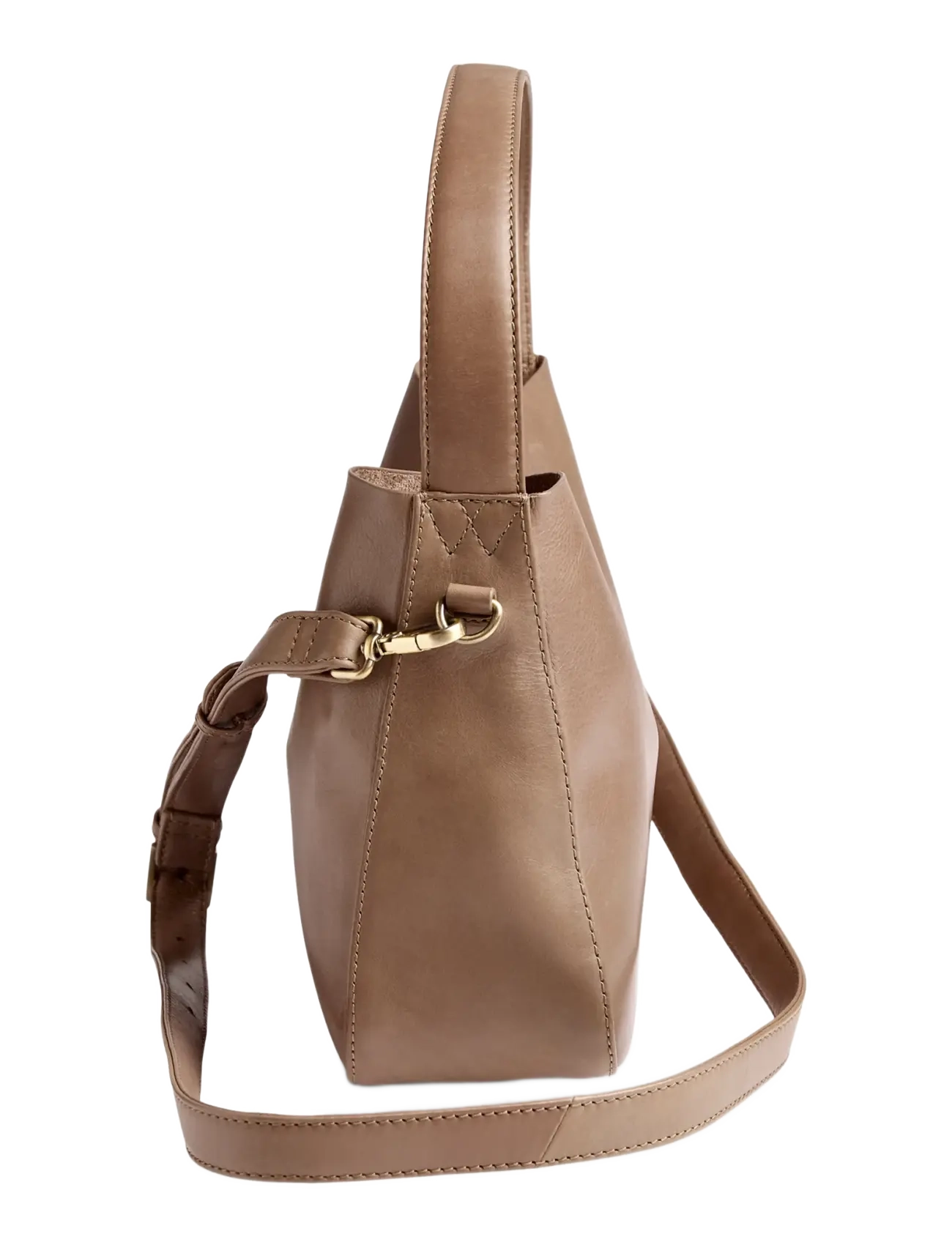 Markberg - EsaMBG Crossbody Bag, Ant. - mode trends - caramel w/br. gold - 3