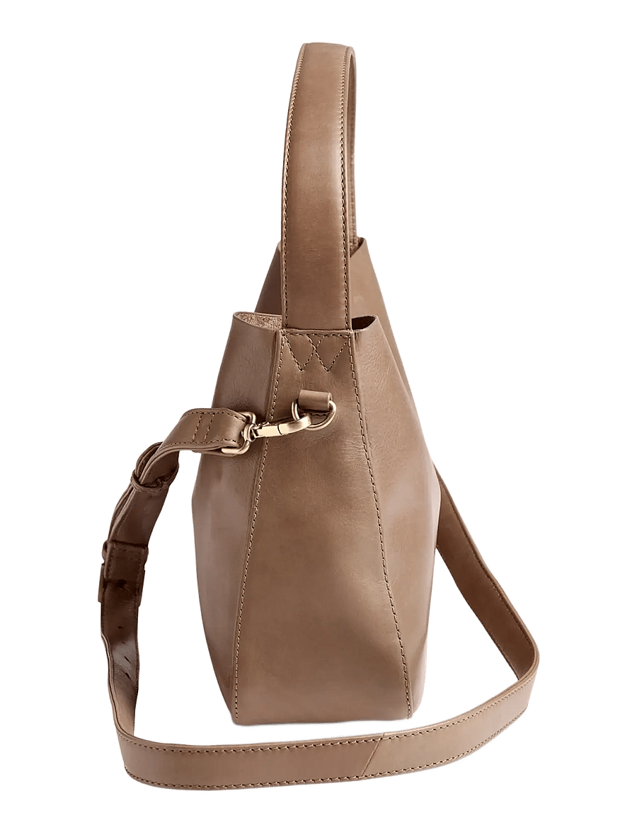 Markberg - EsaMBG Crossbody Bag, Ant. - modetrends - caramel w/br. gold - 3