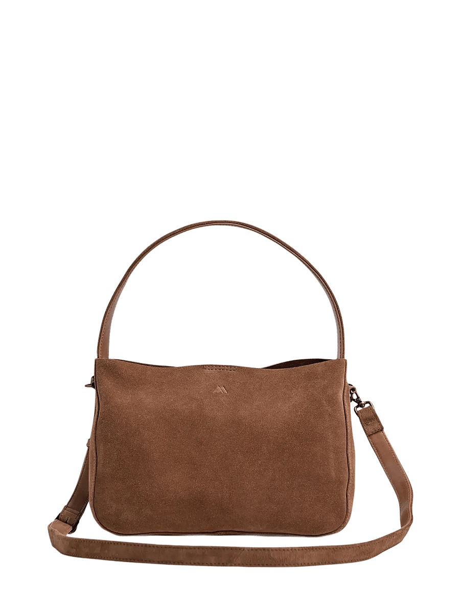 Markberg - EsaMBG Cross. Bag, Suede - chestnut - 0