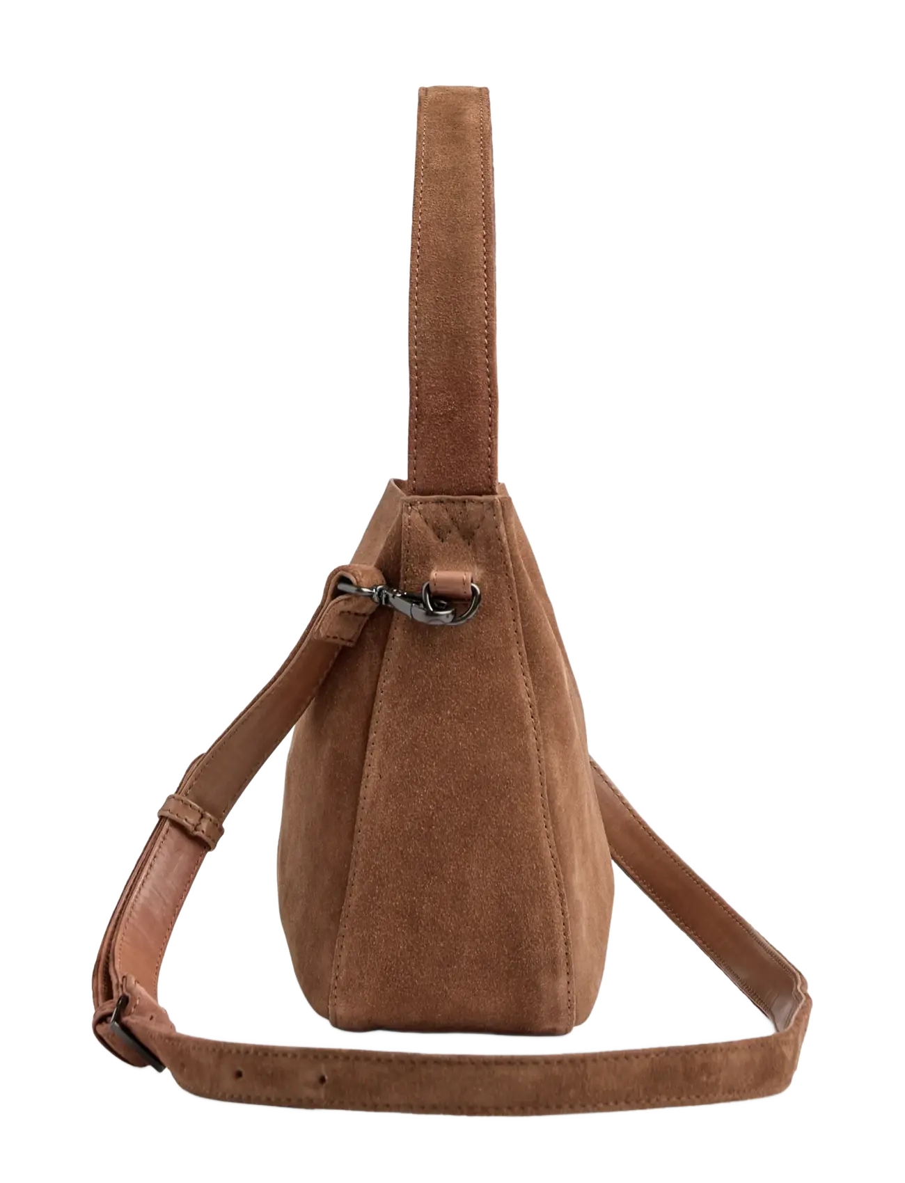 Markberg - EsaMBG Cross. Bag, Suede - modetrender - chestnut - 2