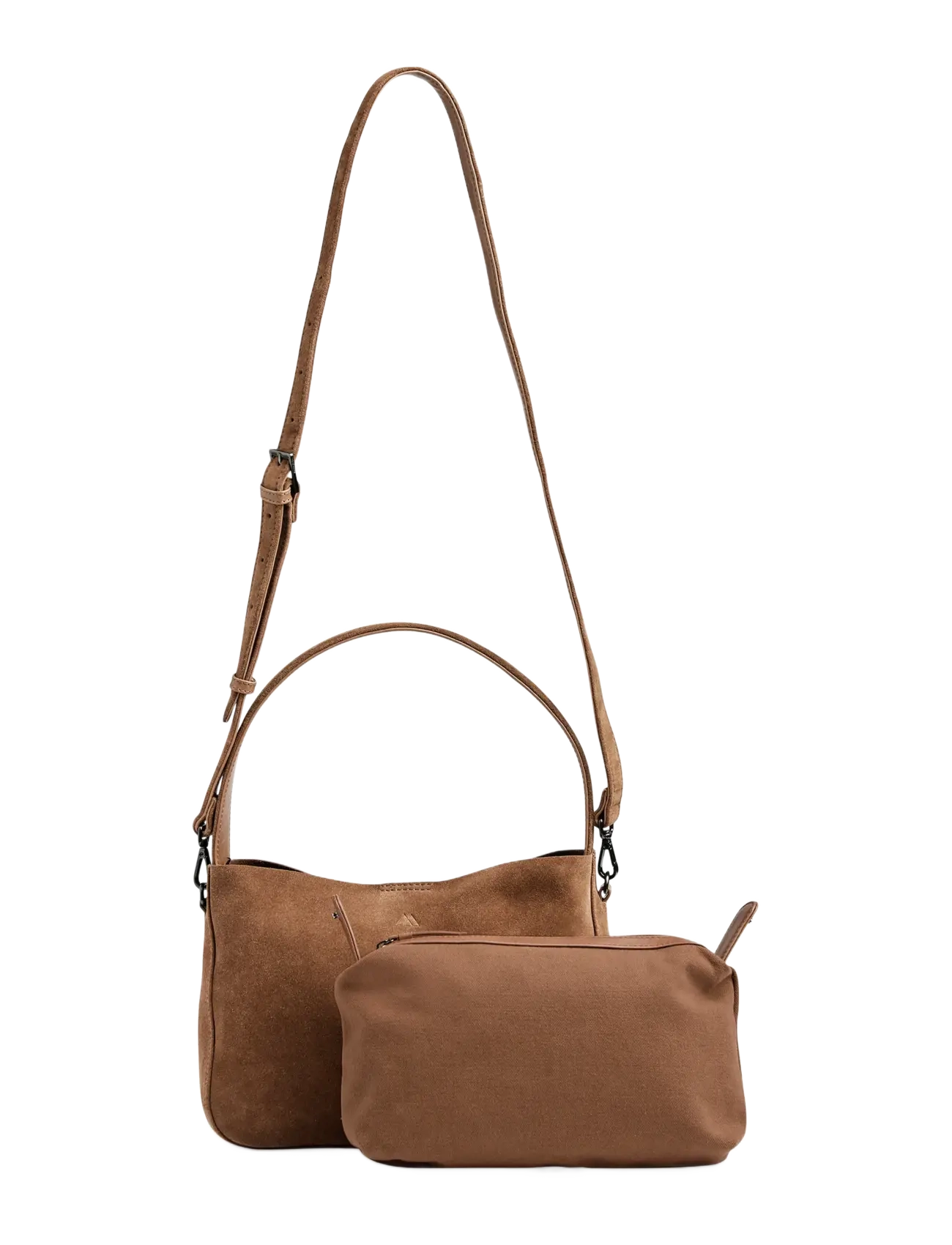 Markberg - EsaMBG Cross. Bag, Suede - modetrender - chestnut - 5