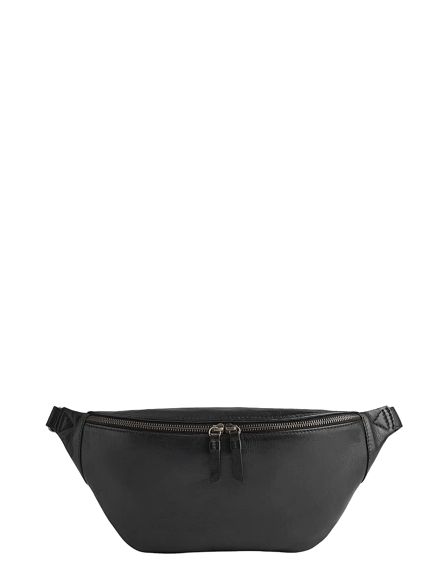 Markberg - CamdenMBG Bum Bag, Soft Vint. - modetrender - black w/br. gold - 0