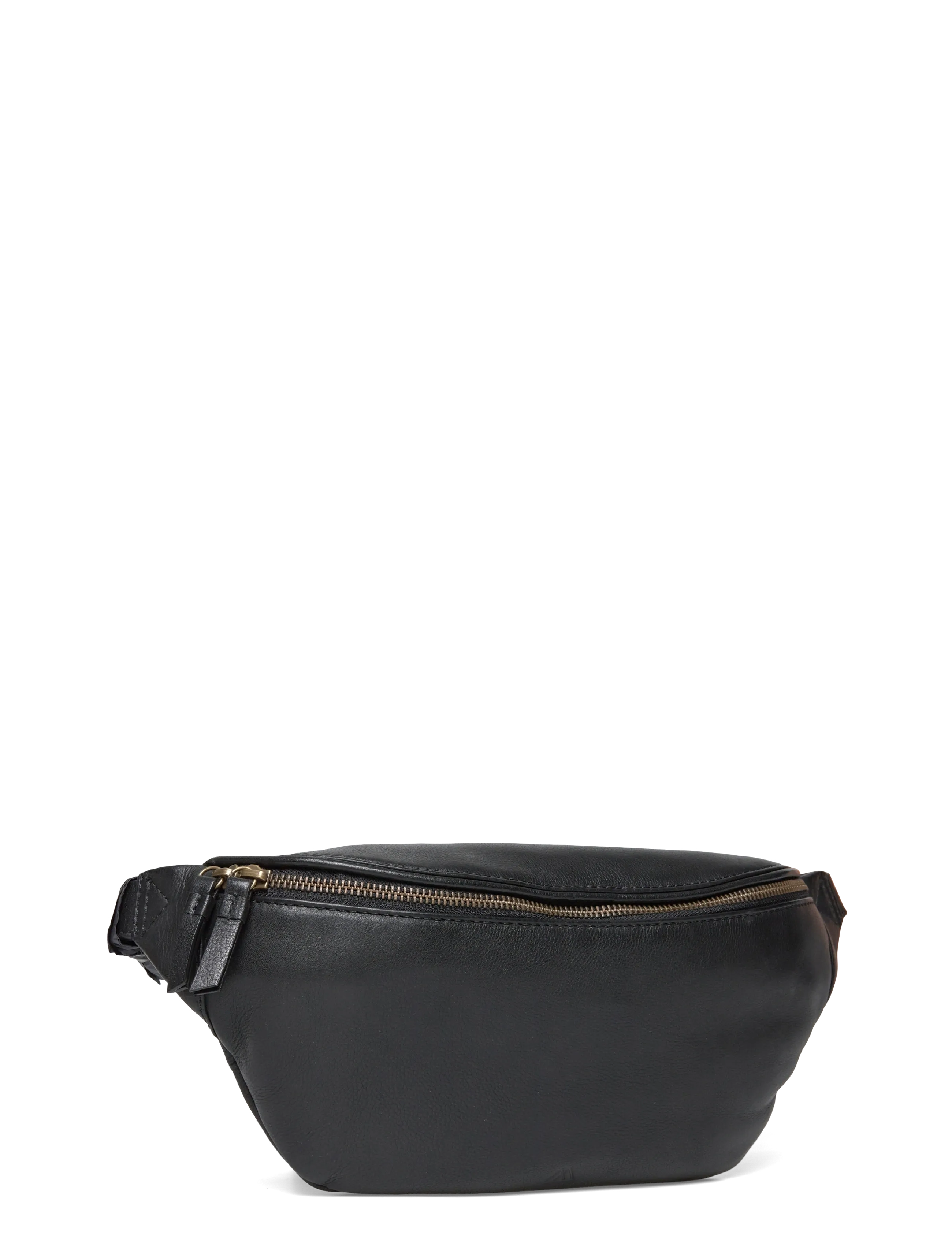 Markberg - CamdenMBG Bum Bag, Soft Vint. - moetrendid - black w/br. gold - 2