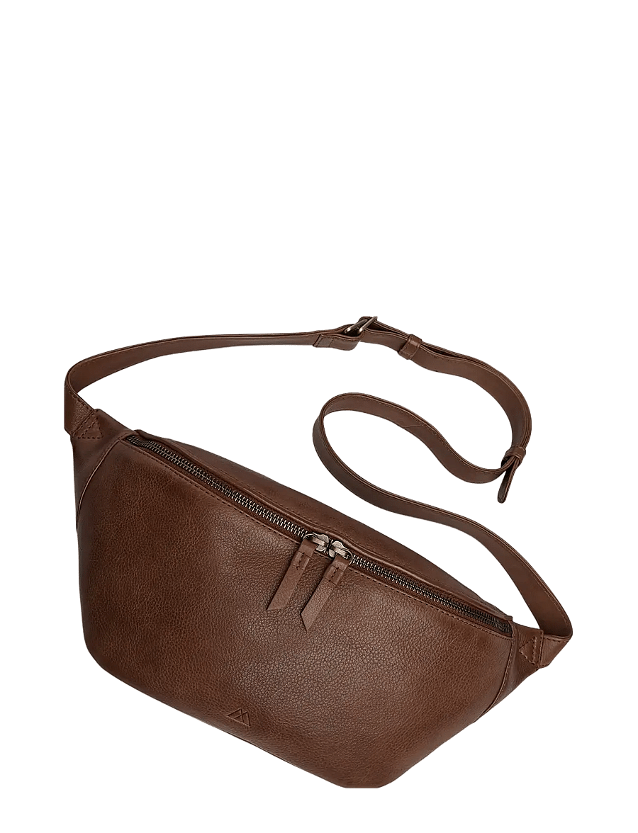 Markberg - CamdenMBG Bum Bag, Soft Vint. - motetrender - cognac w/br. gold - 0