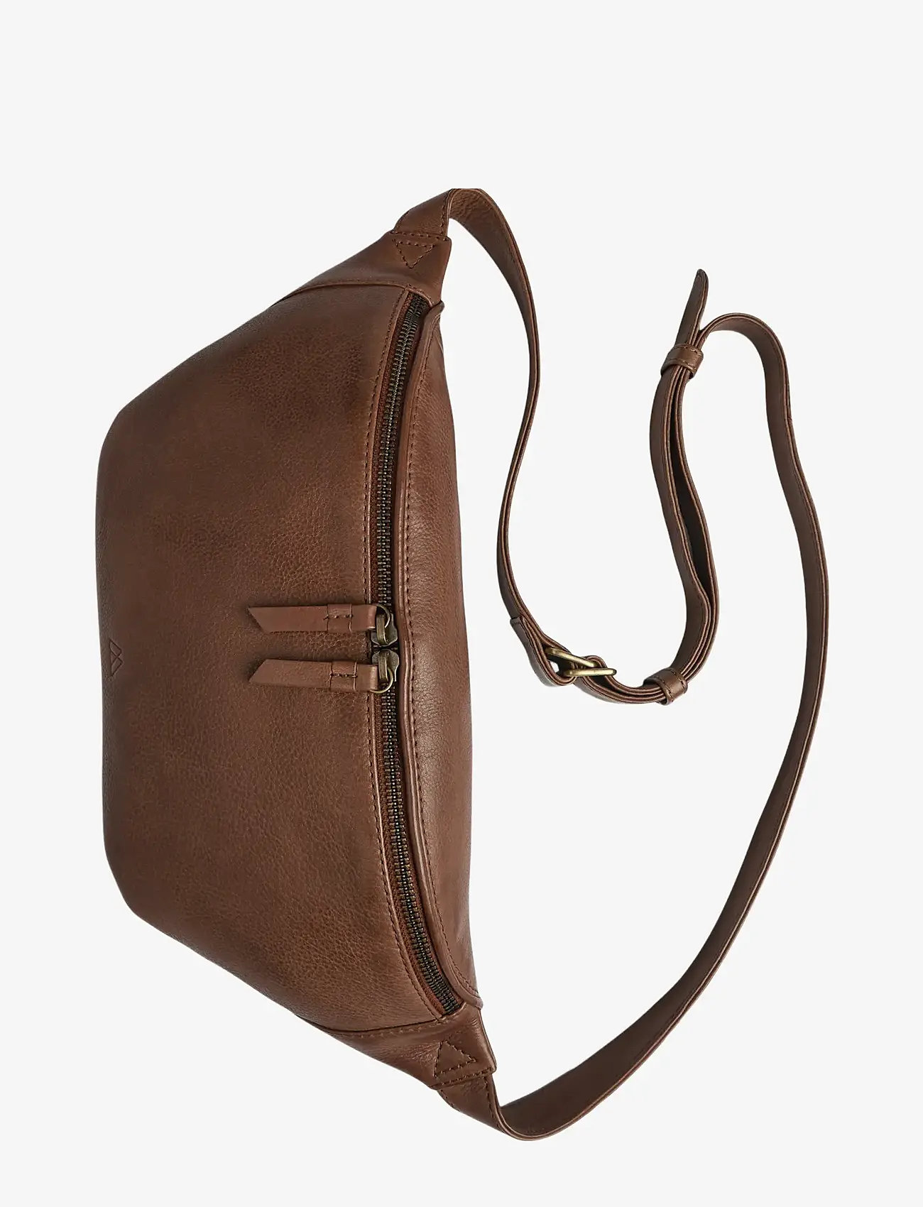 Markberg - CamdenMBG Bum Bag, Soft Vint. - accessories - cognac w/br. gold - 1