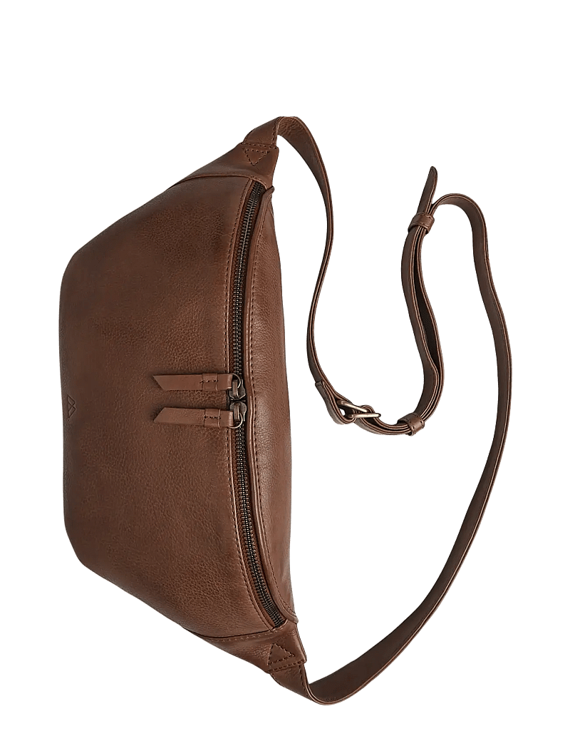 Markberg - CamdenMBG Bum Bag, Soft Vint. - modetrender - cognac w/br. gold - 1