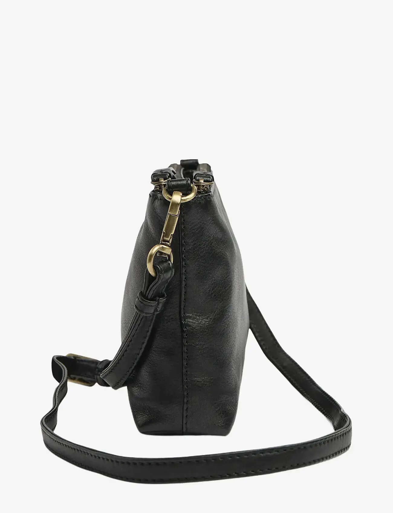 Markberg - MikalaMBG Cross. Bag,Soft Vin. - mode trends - black w/br. gold - 2