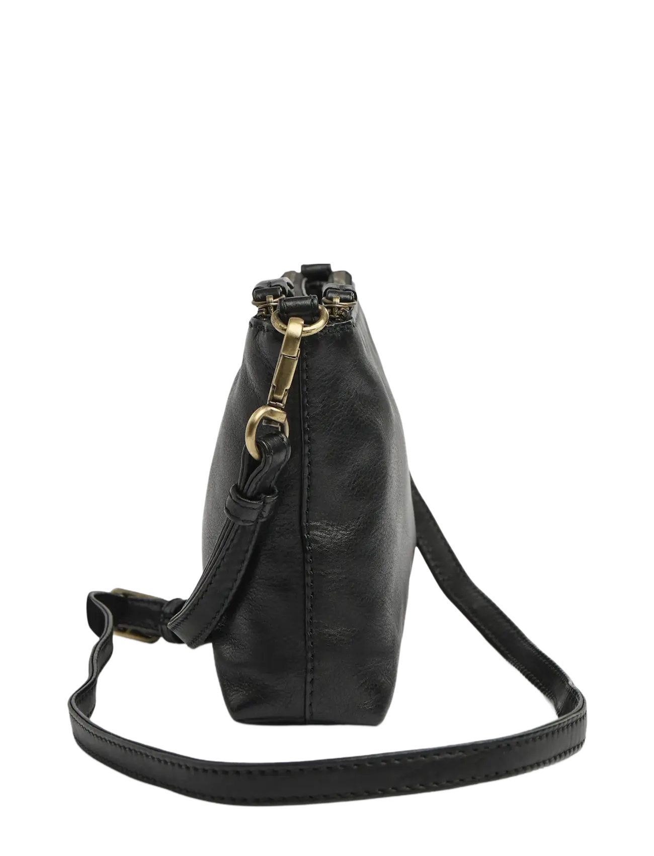 Markberg - MikalaMBG Cross. Bag,Soft Vin. - black w/br. gold - 2