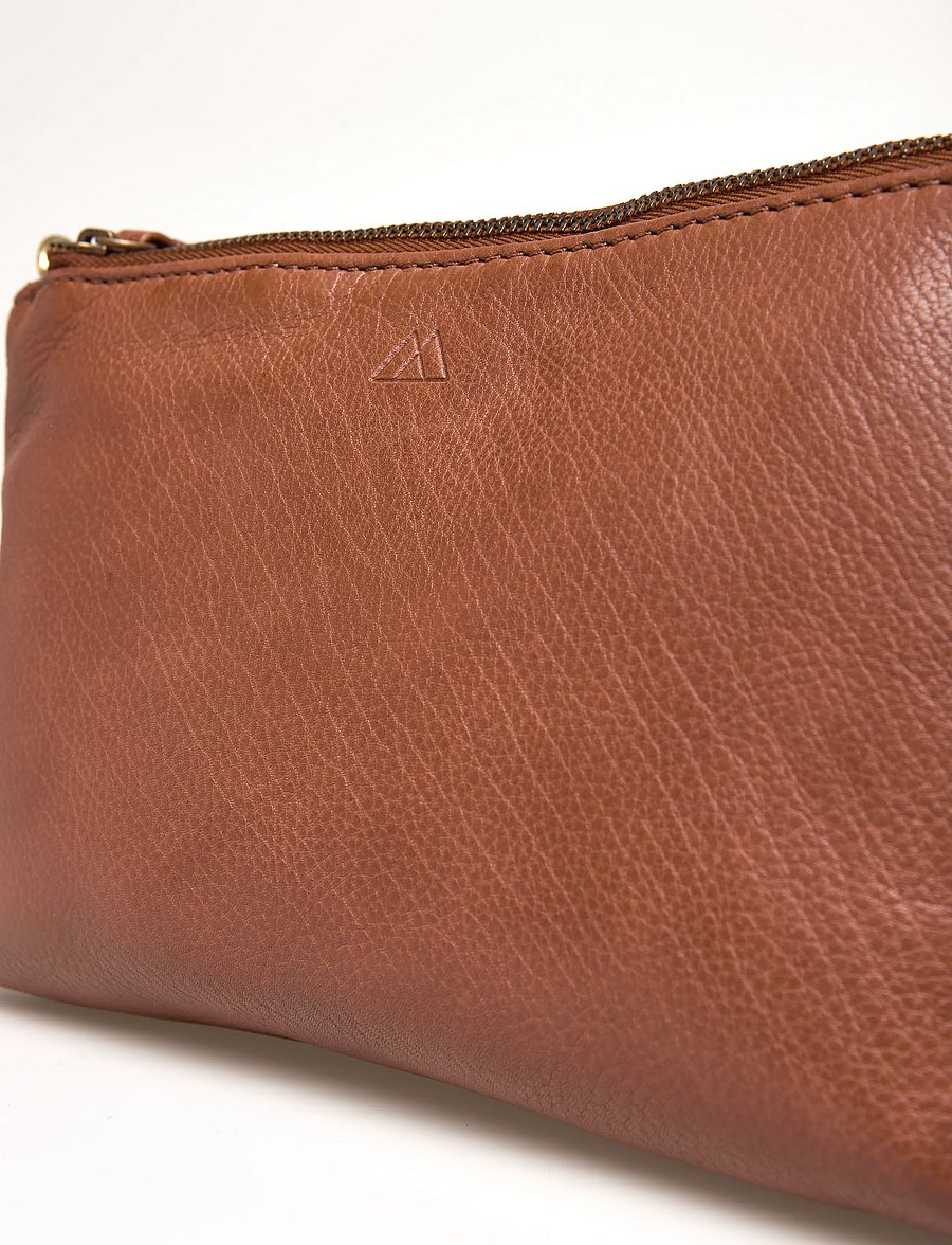 Markberg - MikalaMBG Cross. Bag,Soft Vin. - cognac w/br. gold - 3