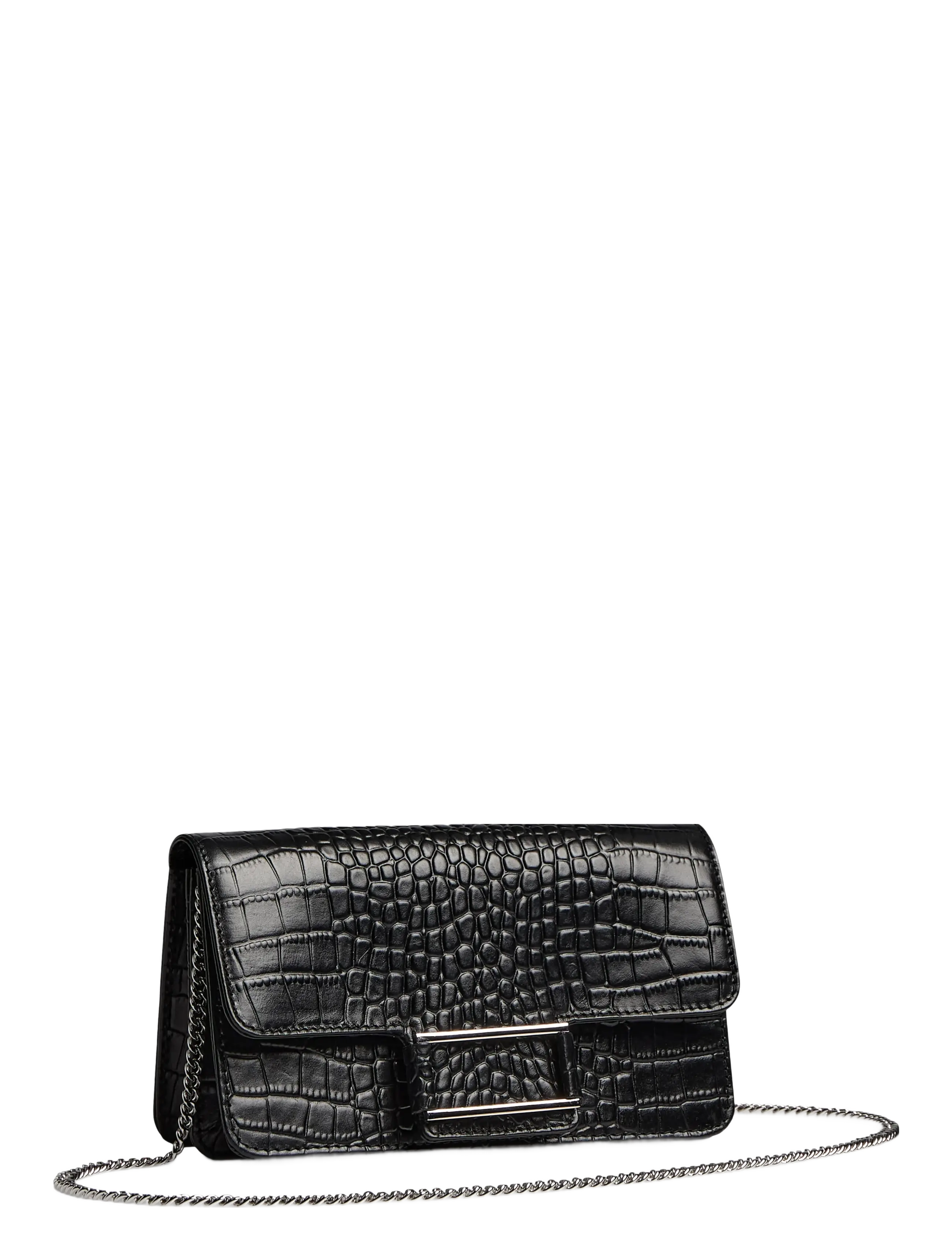 Markberg - MagdaMBG Clutch, Croco - black - 2