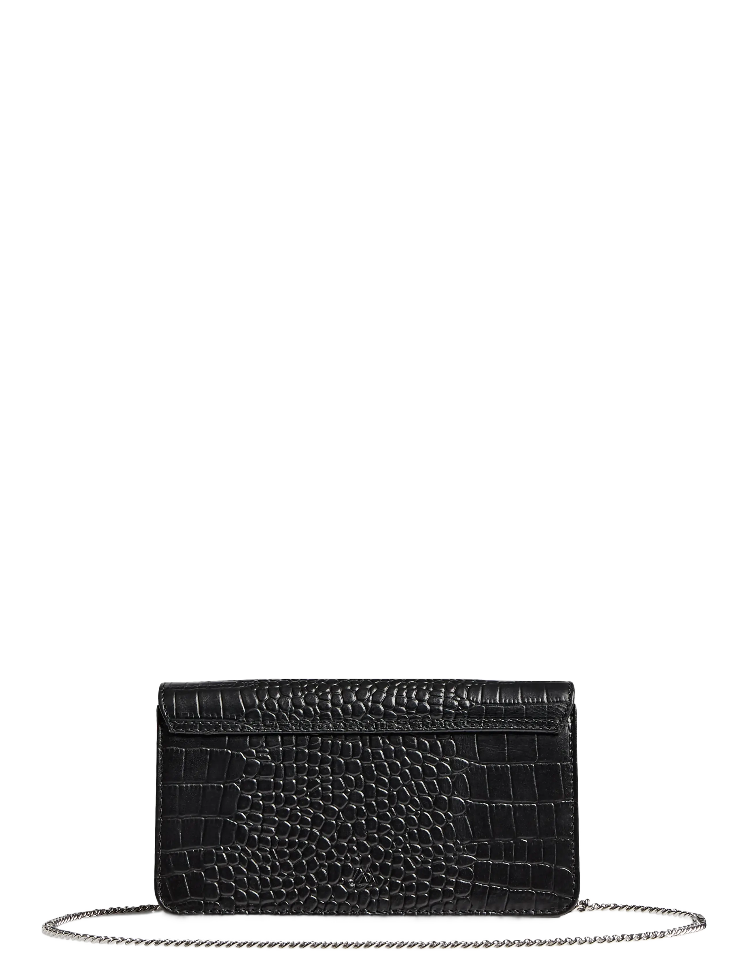 Markberg - MagdaMBG Clutch, Croco - black - 3