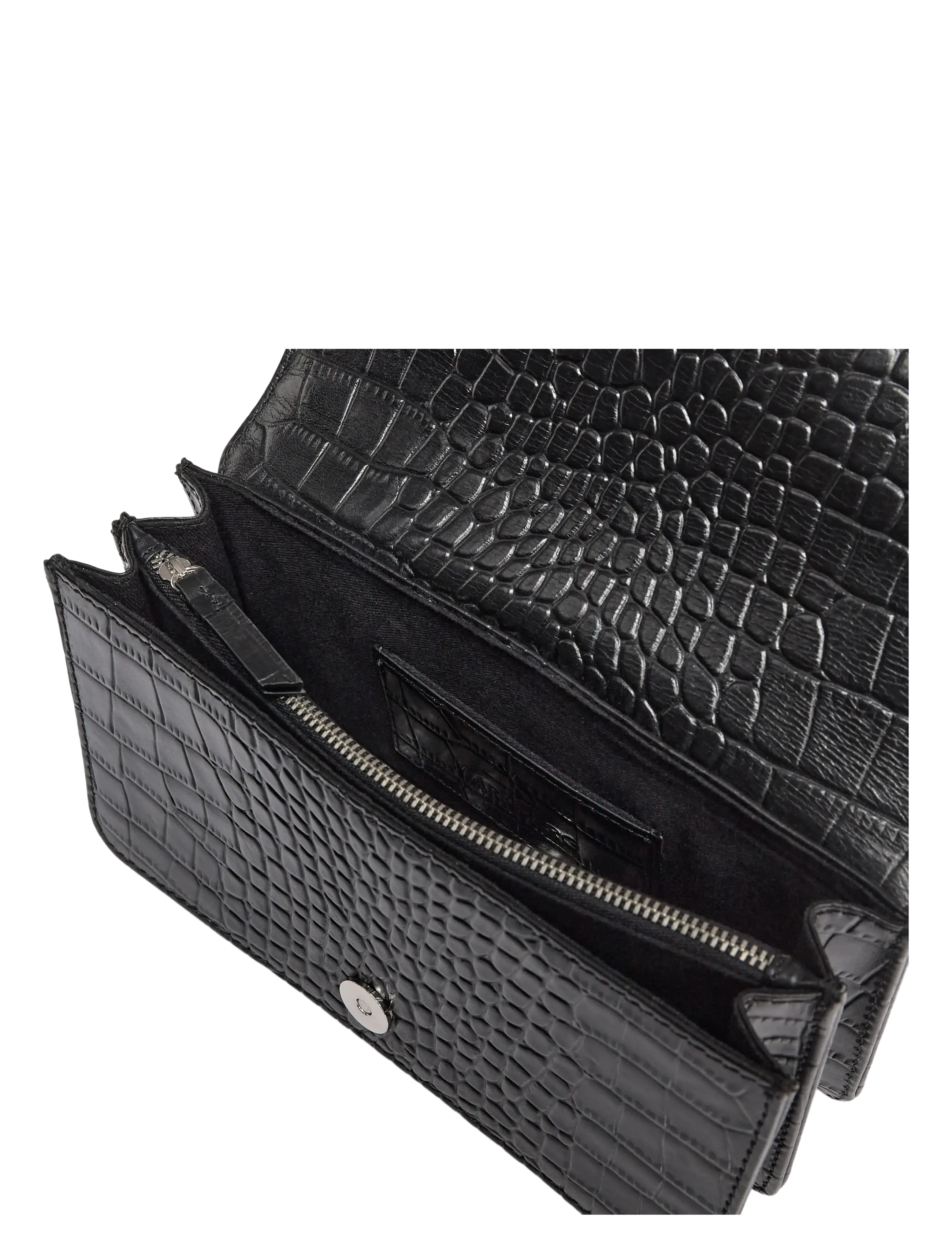 Markberg - MagdaMBG Clutch, Croco - black - 5